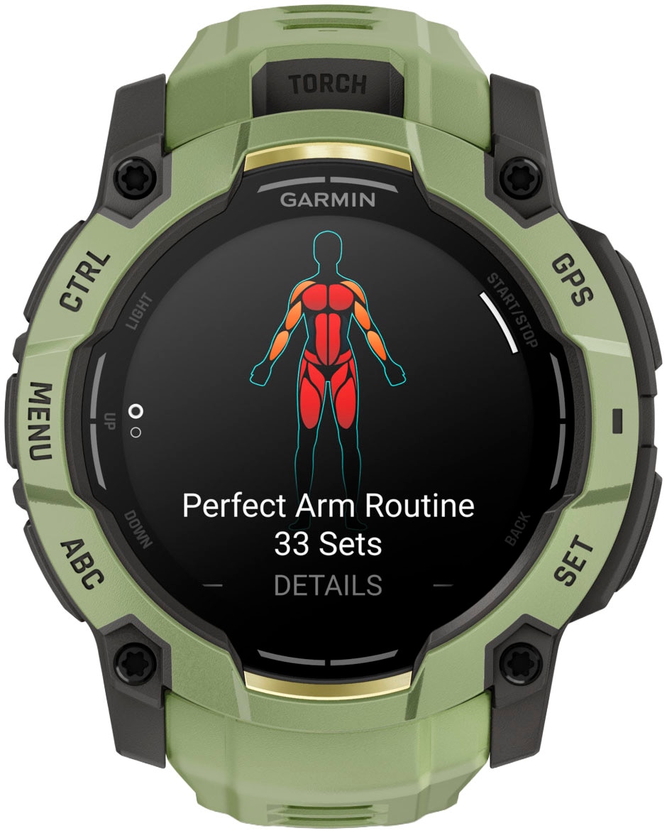 Garmin Smartwatch »Instinct 3 AMOLED - 50 mm«(/ 1,3 ″)