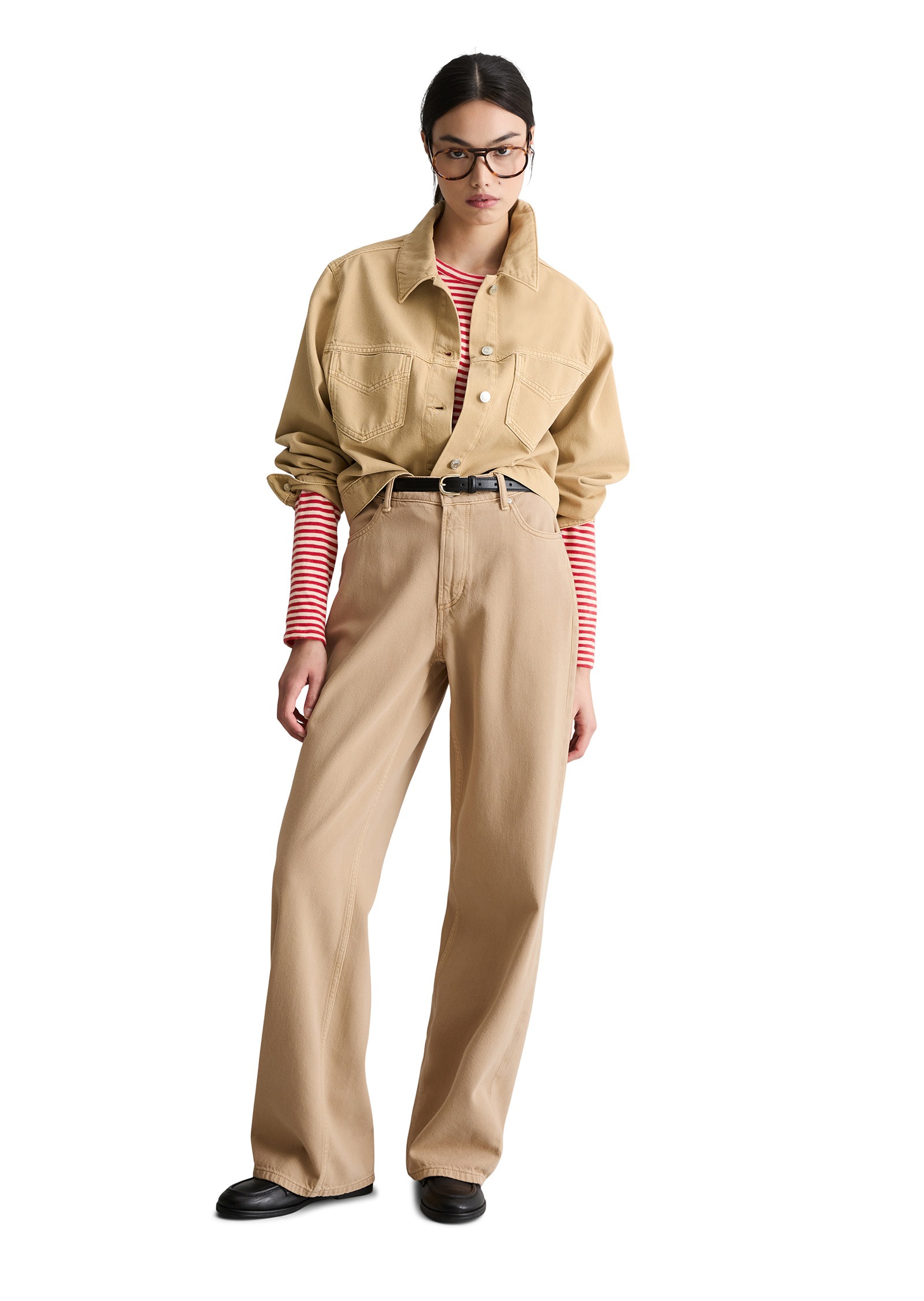 Marc O'Polo DENIM Jeansjacke »aus Organic-Cotton-Lyocell-Mix« ohne Kapuze