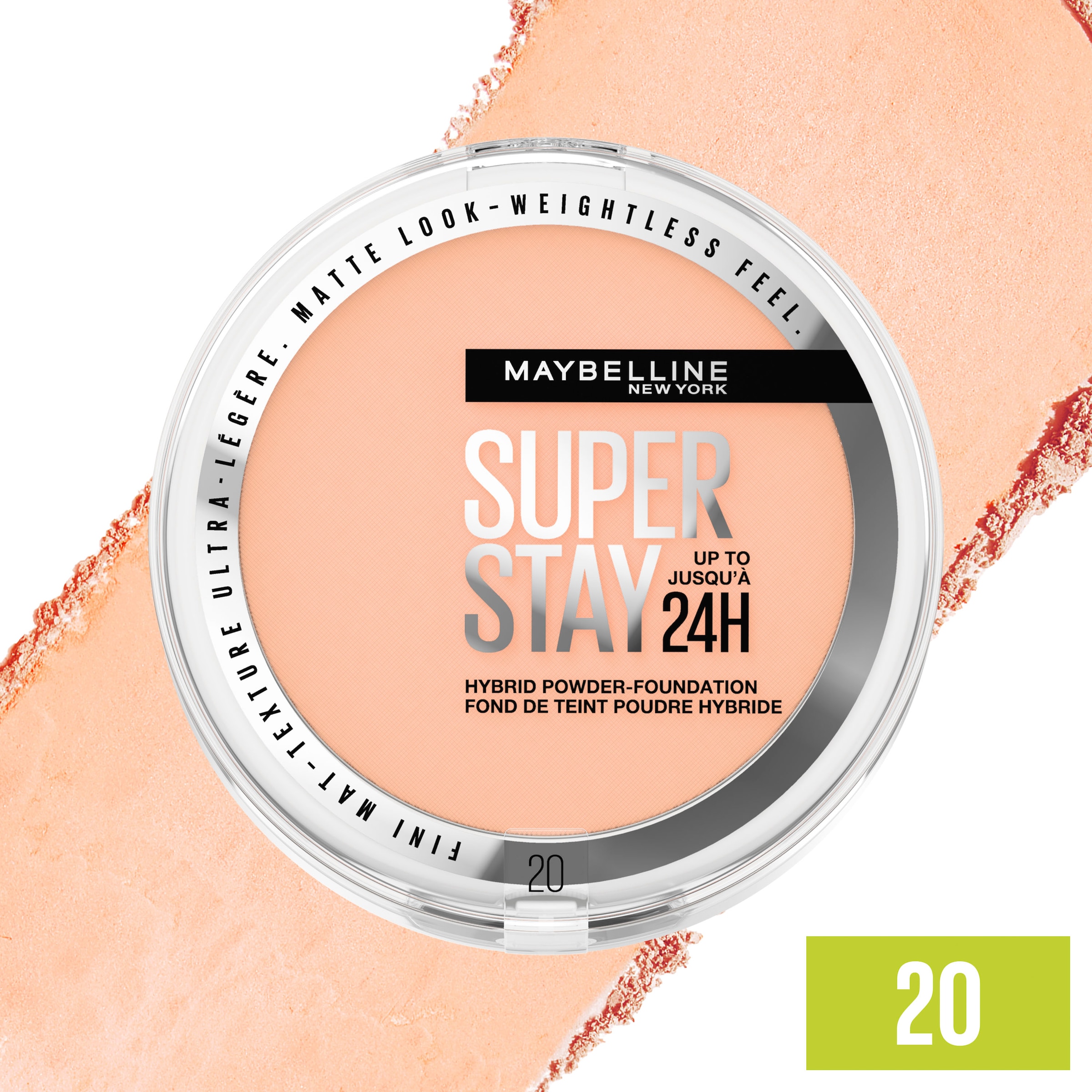 MAYBELLINE NEW YORK Foundation »Maybelline New York Super Stay Hybrides Puder Make-Up«, mit langanhaltender Formel