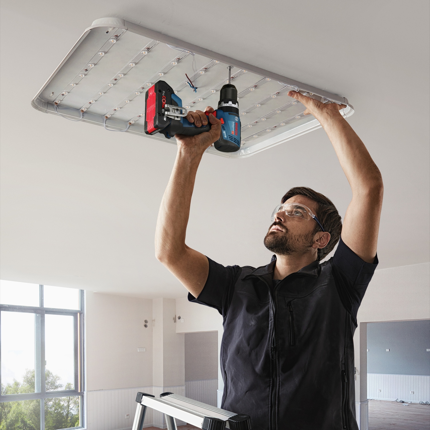 Bosch Professional Akku-Schlagbohrschrauber »»GSB 18V-65««, in L-BOXX-Koffer, ohne Akku, ohne Ladegerät