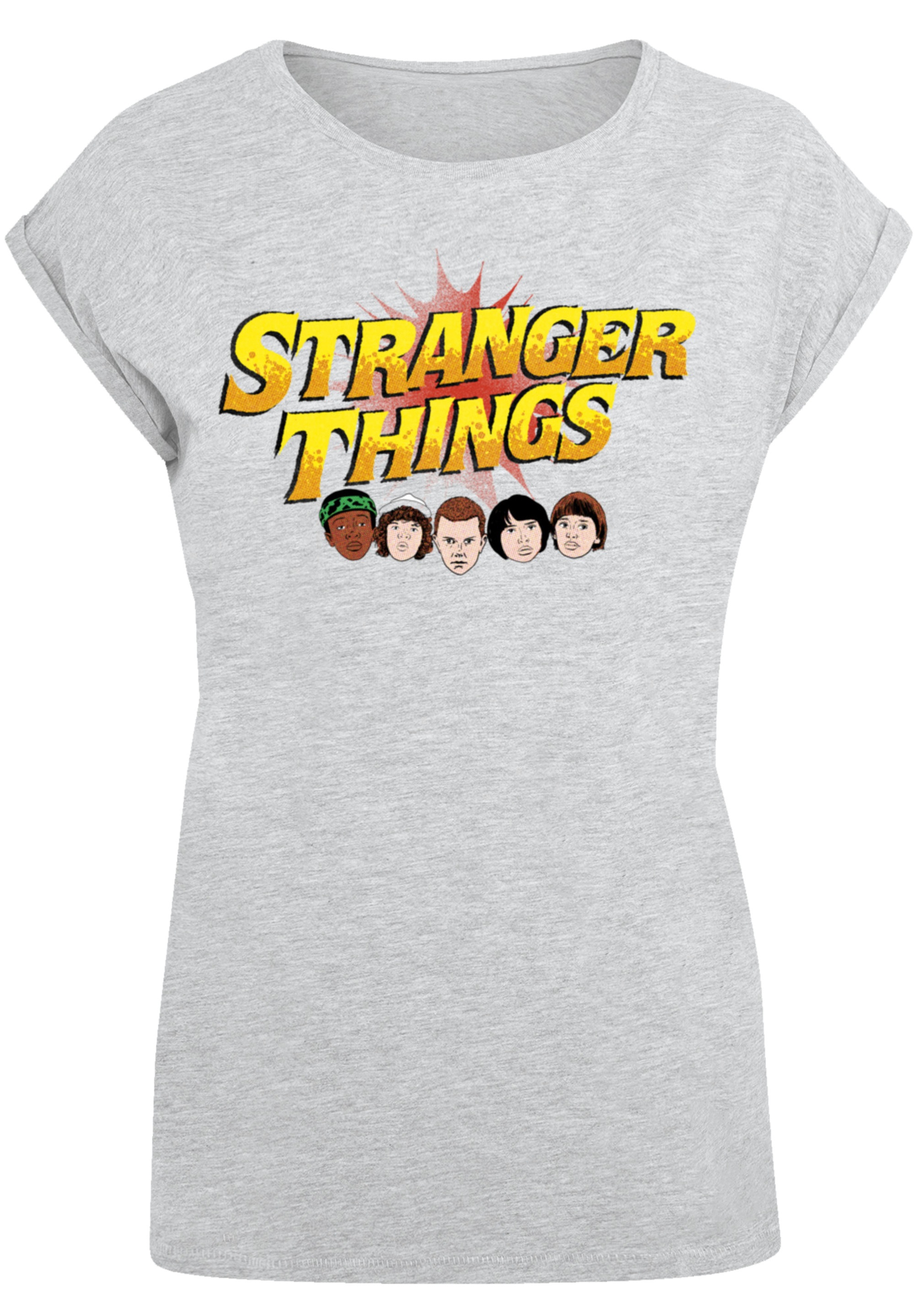 F4NT4STIC T-Shirt »Stranger Things Comic Heads« Premium Qualität