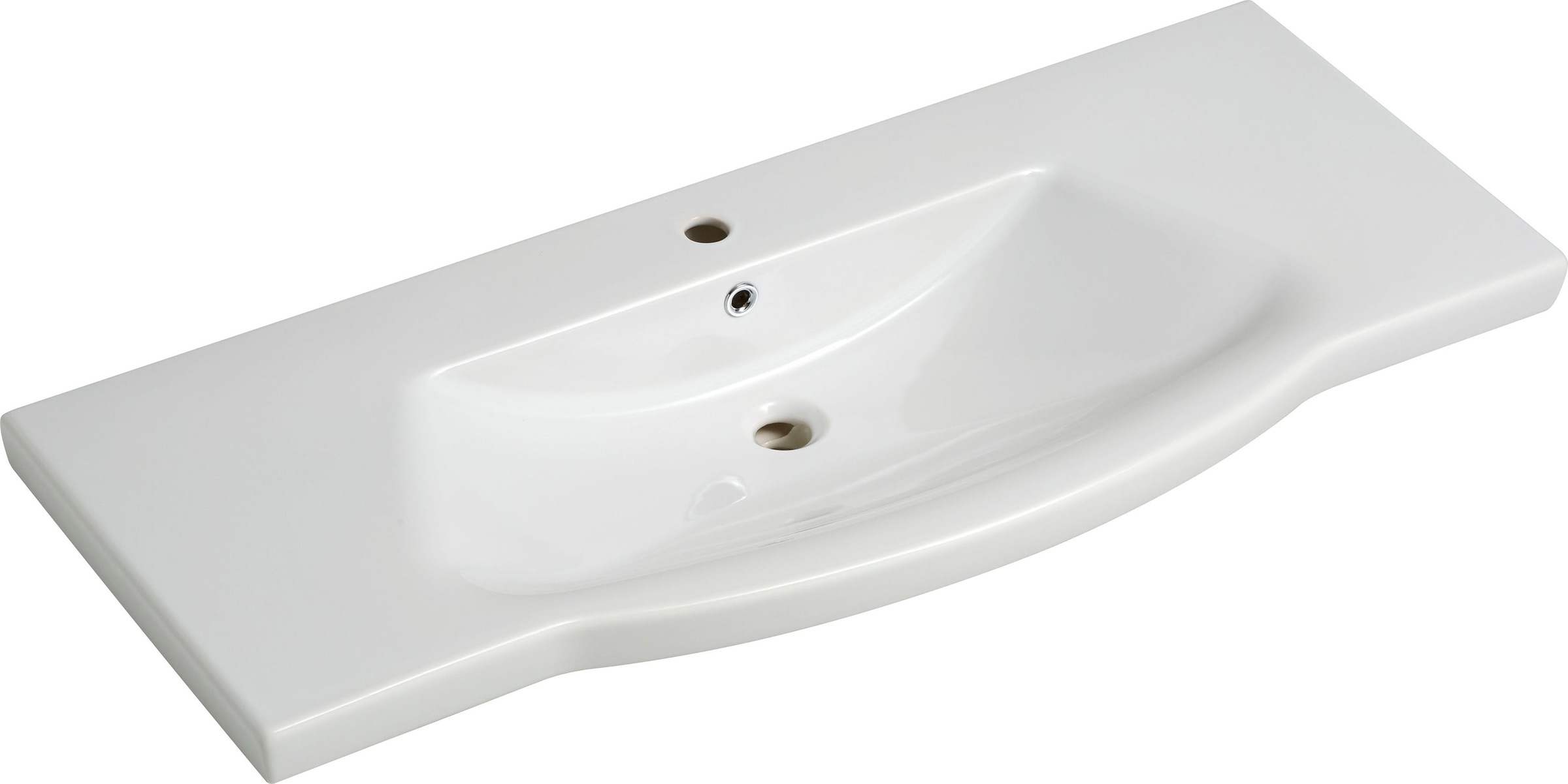 Saphir Badmöbel-Set »6005 Sprint Keramik-Waschtisch mit LED-Spiegelschrank, 122 cm breit«, (2 St.), Waschplatz inkl. Türdämpfer, 3 Türen, 2 Schubladen, Waschtisch Set