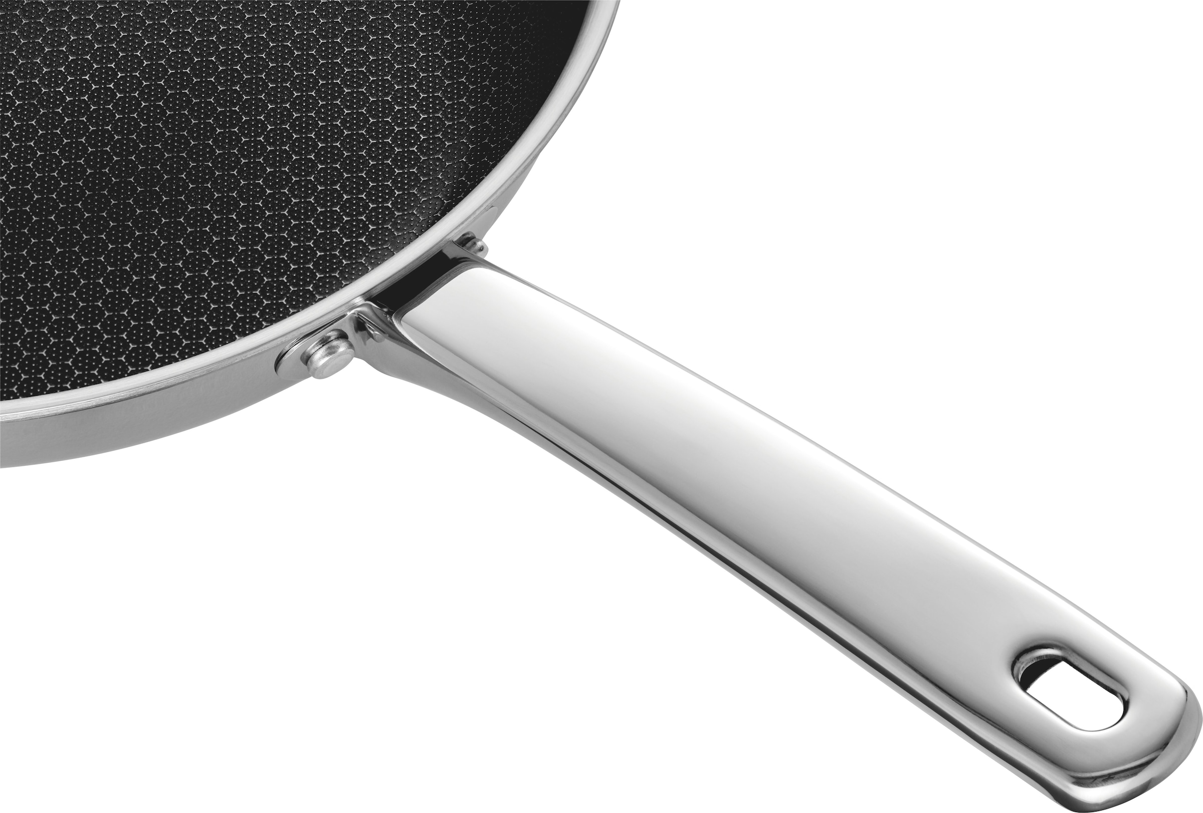 HENCKELS by ZWILLING Bratpfanne »Valley« Edelstahl 1 tlg. Keramikbeschichtung, Soft-Touch-Griffe, fettarmes Braten, Edelstahl