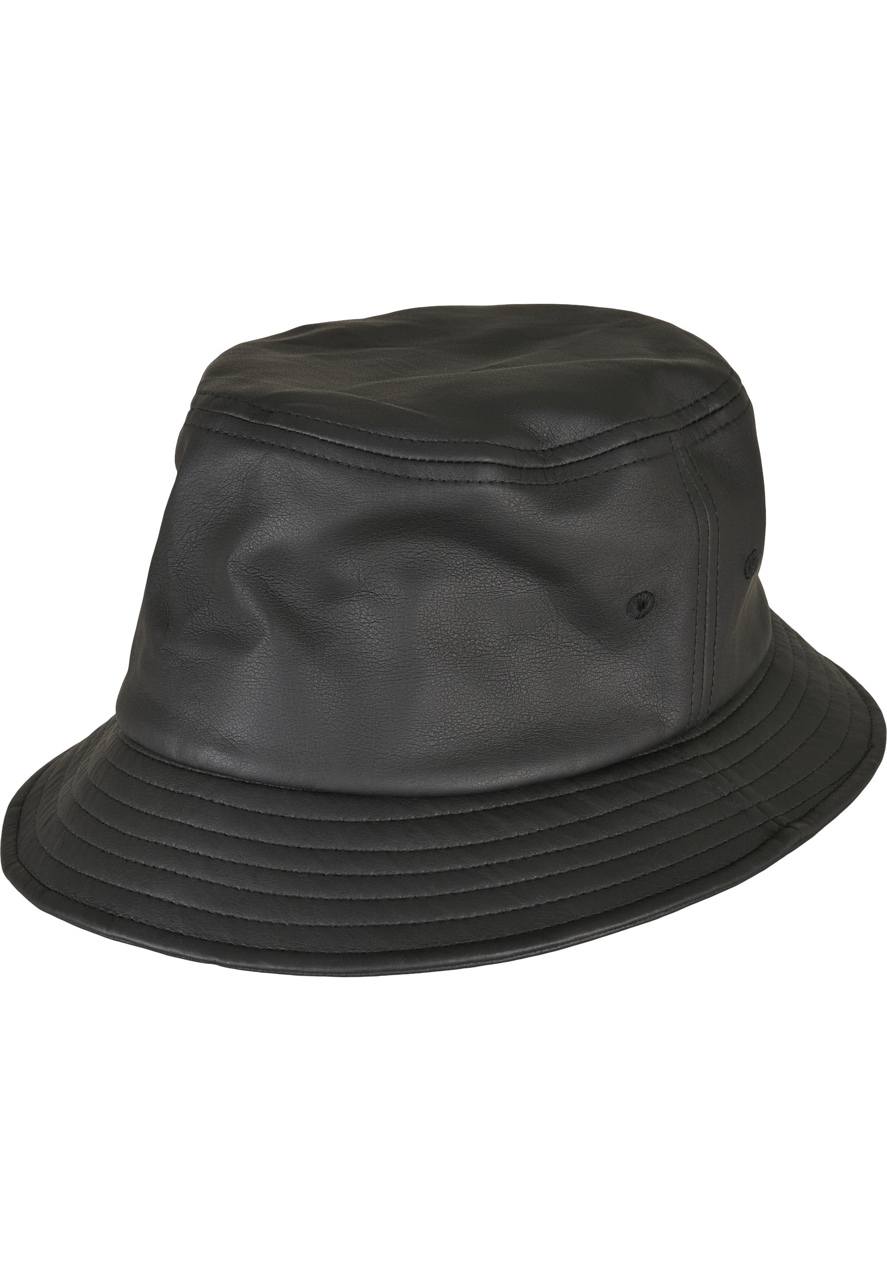 Flexfit Fischerhut »Flexfit Bucket Hat Imitation Leather Bucket Hat«