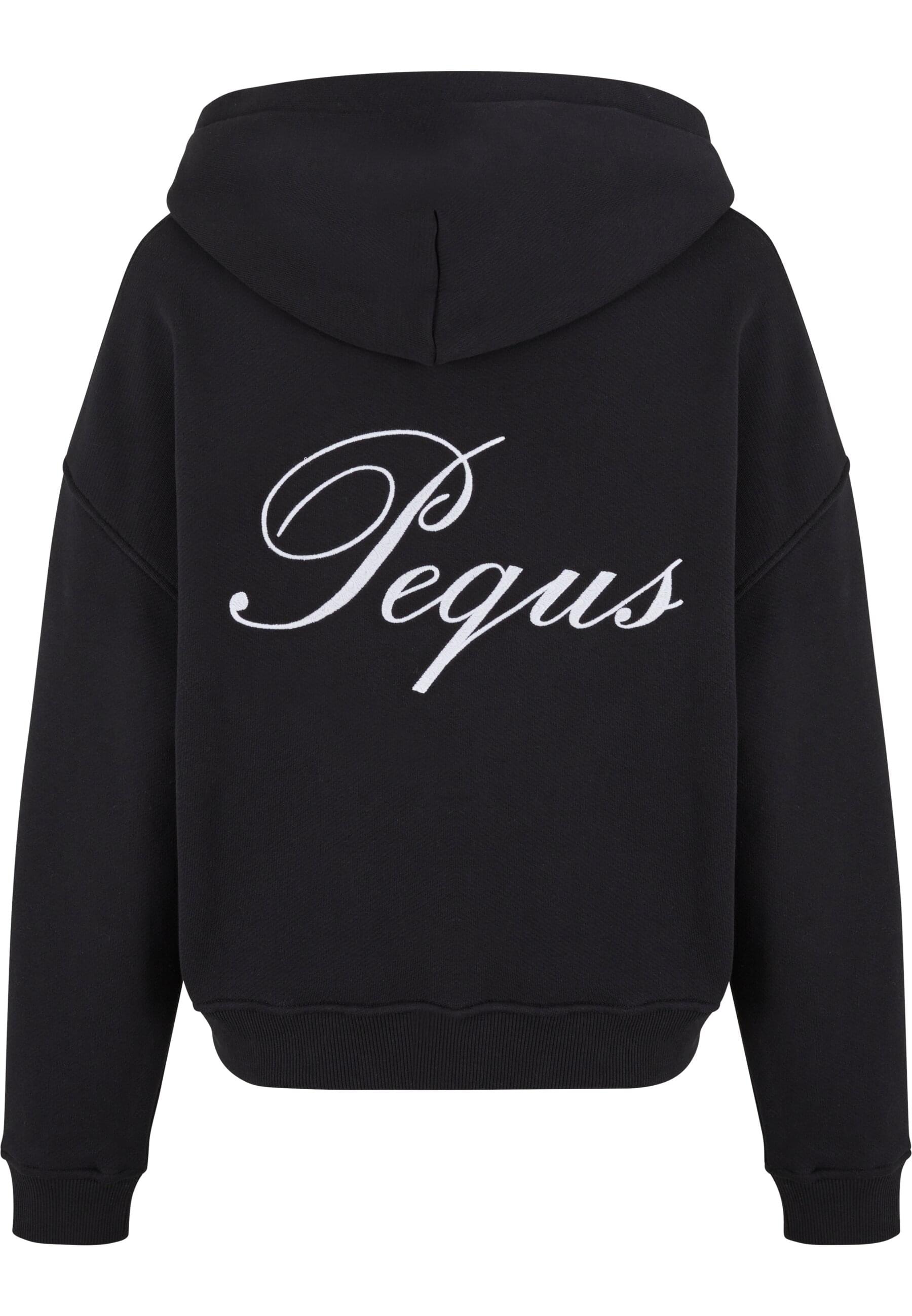 PEQUS Sweatjacke »PEQUS PEQUS Cropped Handwritten Logo Zip Hoodie«