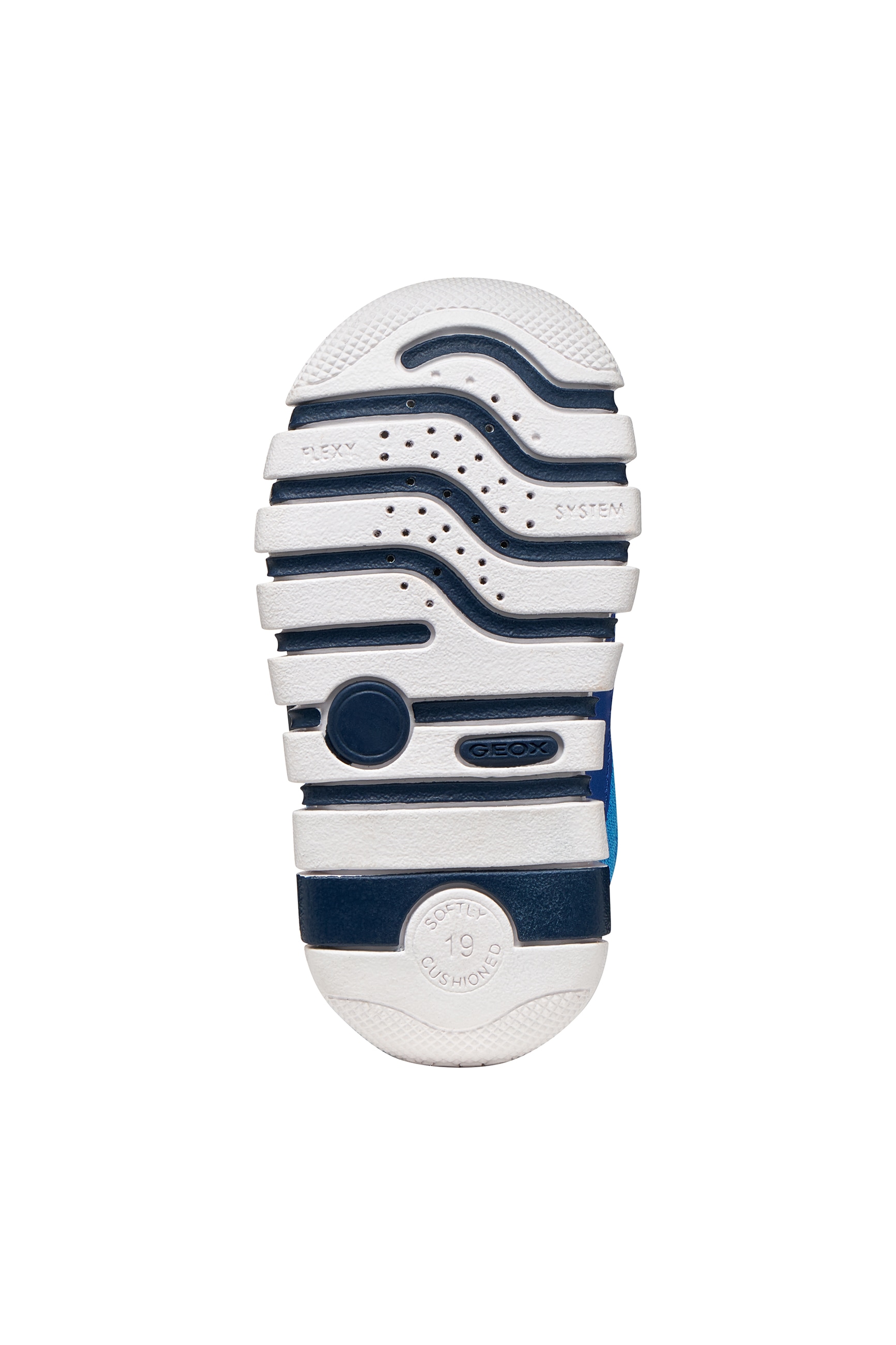 Geox Lauflernschuh »B IUPIDOO BOY«  Babyschuh mit Logoschriftzug, Größenschablone zum Download