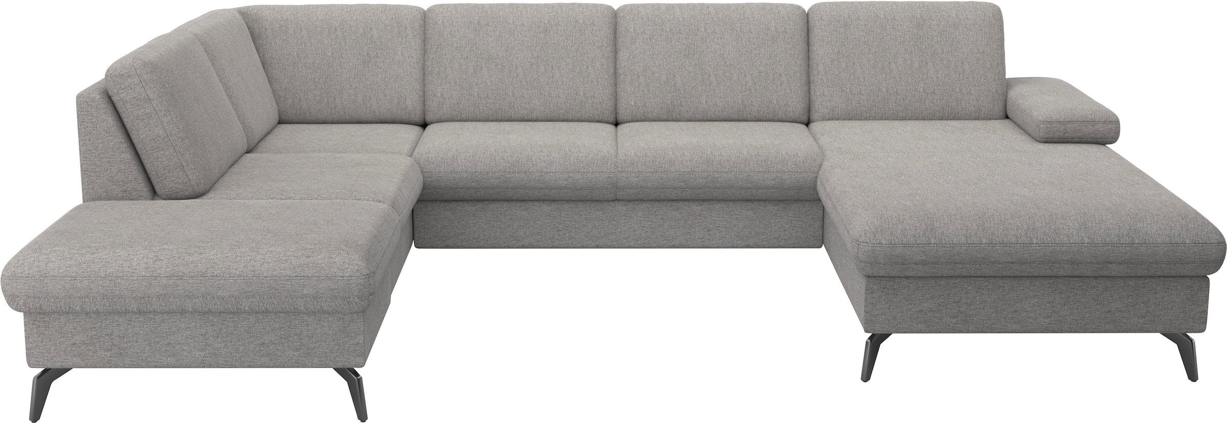sit&more Wohnlandschaft »Morris Jubi U-Form«, inkl. Armteilfunktion und 1 Zierkissen, wahlweise mit Bettfunktion