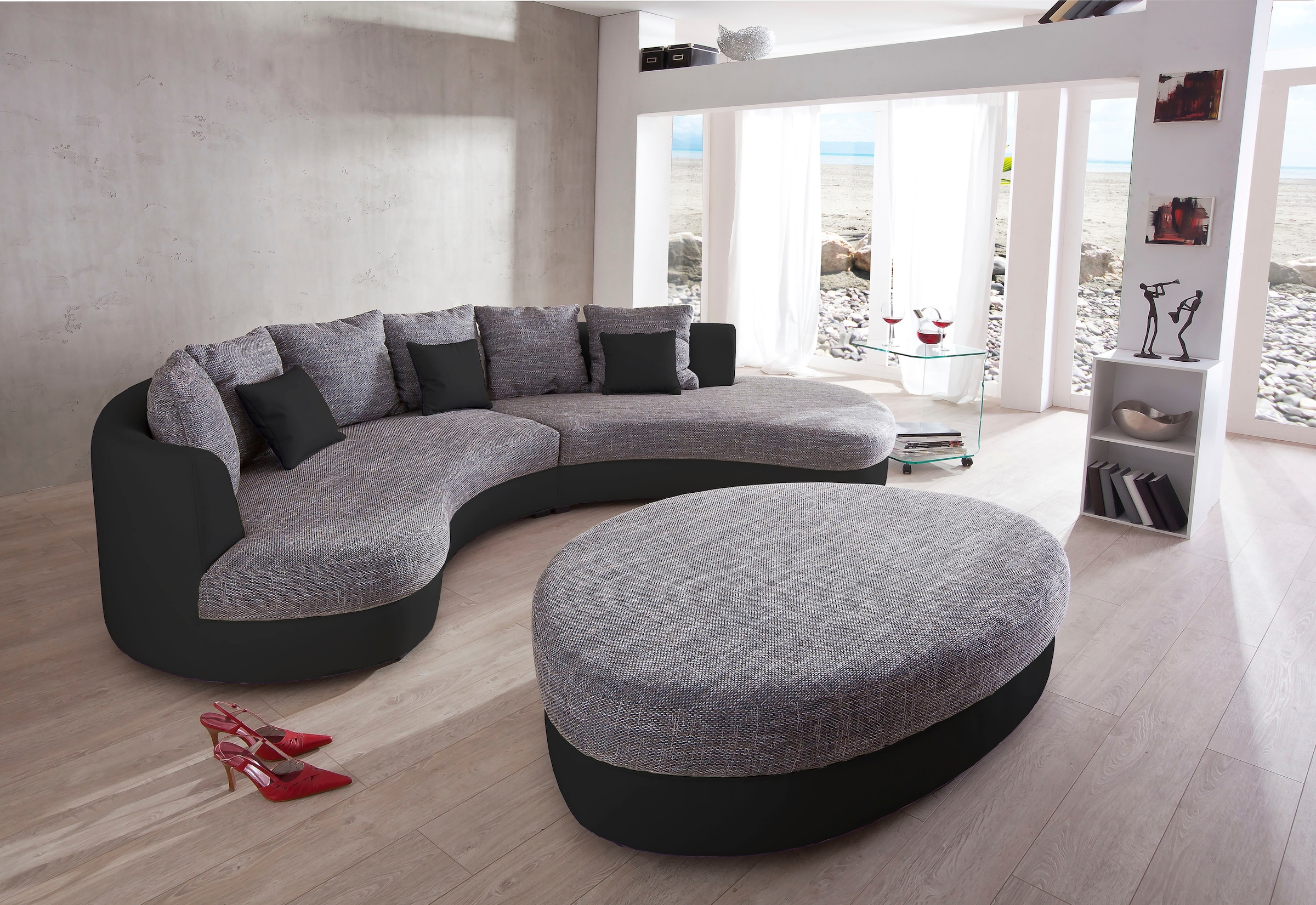 INOSIGN Ecksofa »Limoncello organische Formensprache, OTTOs Choice, L-Form«, ergonomische Form