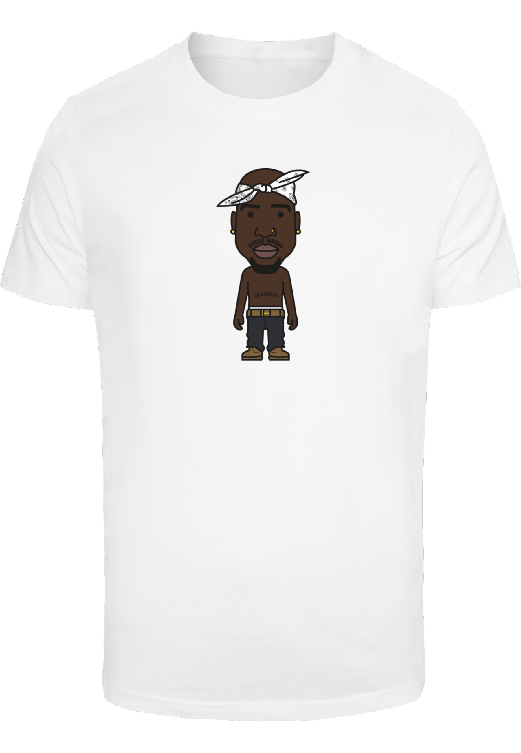 MisterTee Kurzarmshirt "MisterTee Herren LA Sketch Tee" 1 Stk.