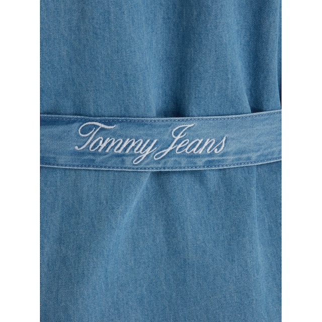 Tommy Jeans Curve Shirtkleid »TJW BELTED DENIM SHIRT DRESS EXT« online  kaufen | BAUR