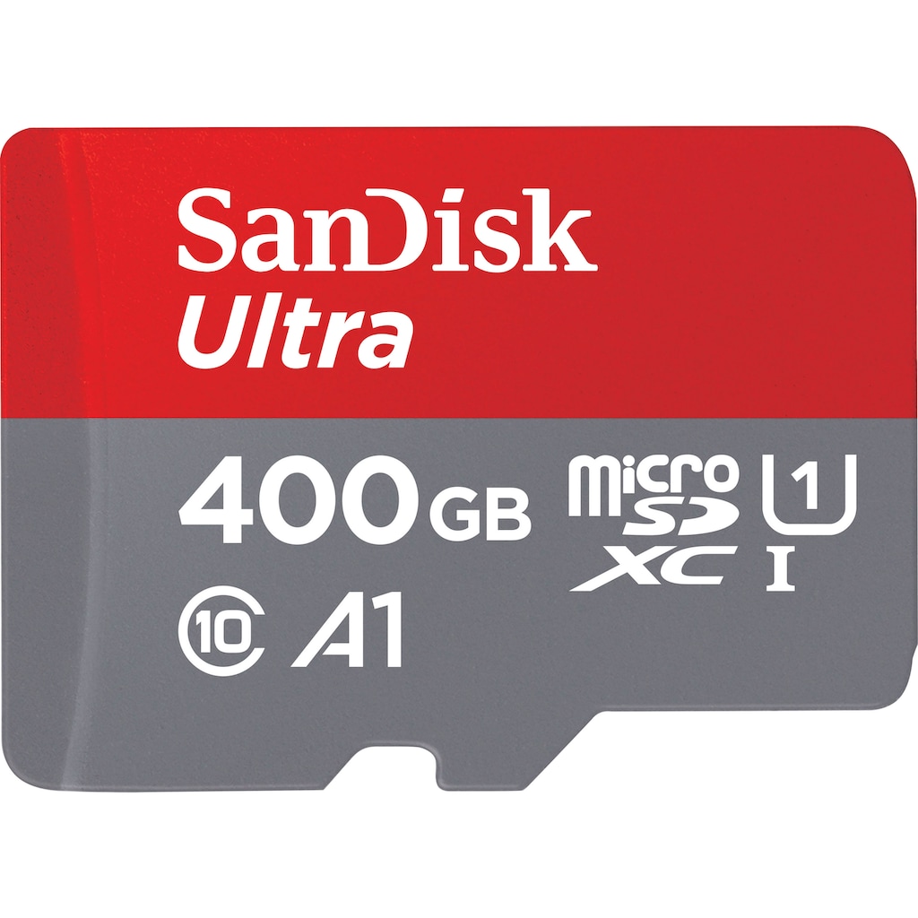 Sandisk Speicherkarte »Ultra® microSDXC 400GB«, (UHS-I Class 10 120 MB/s Lesegeschwindigkeit)