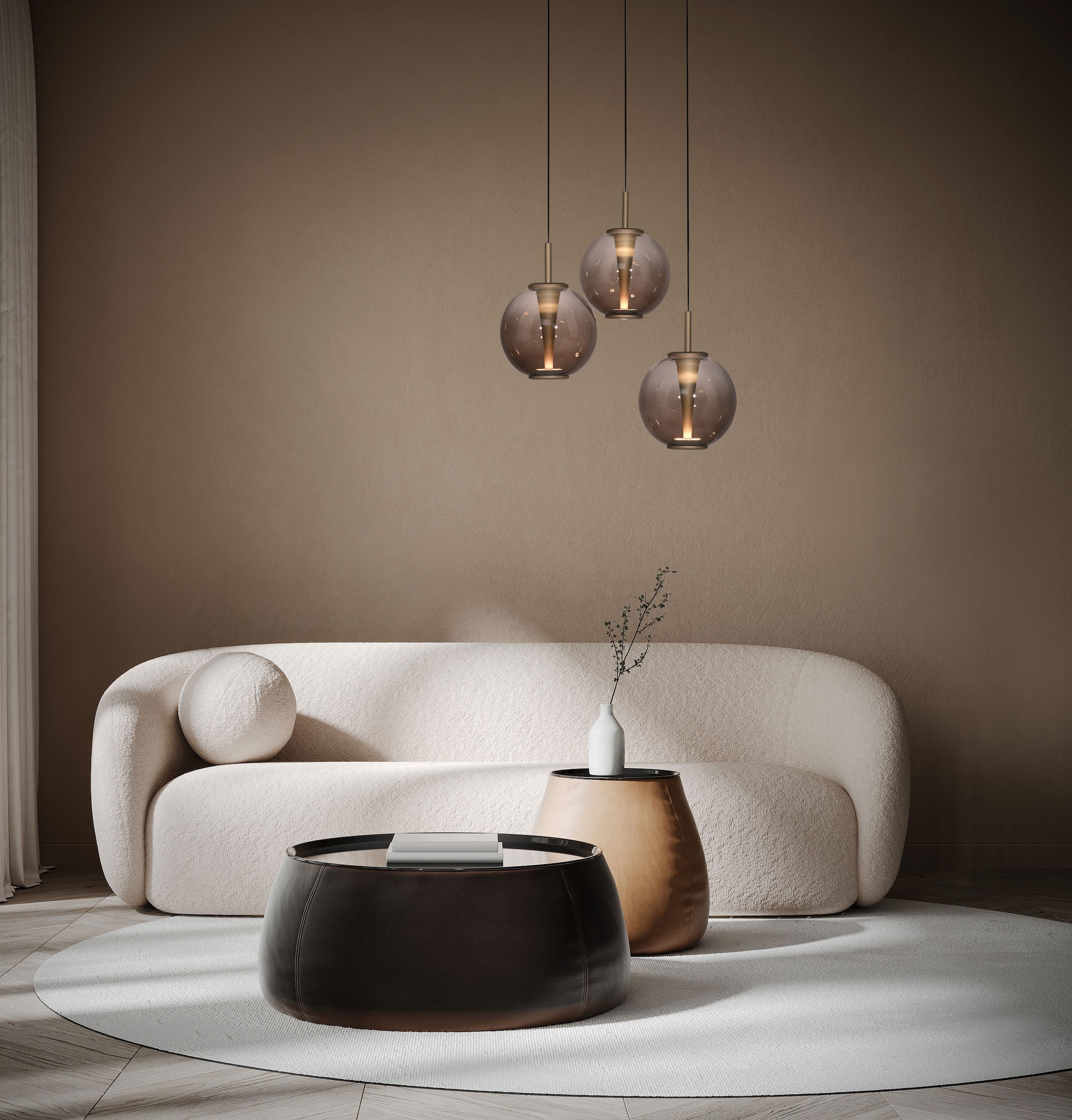 Neuhaus PURE LED Pendelleuchte »PURE E-Infinity« LED-Board 1 Stk. warmweiß - kaltweiß e-SLIDE® Funktion, CCT, dimmbar, Fernbedienung