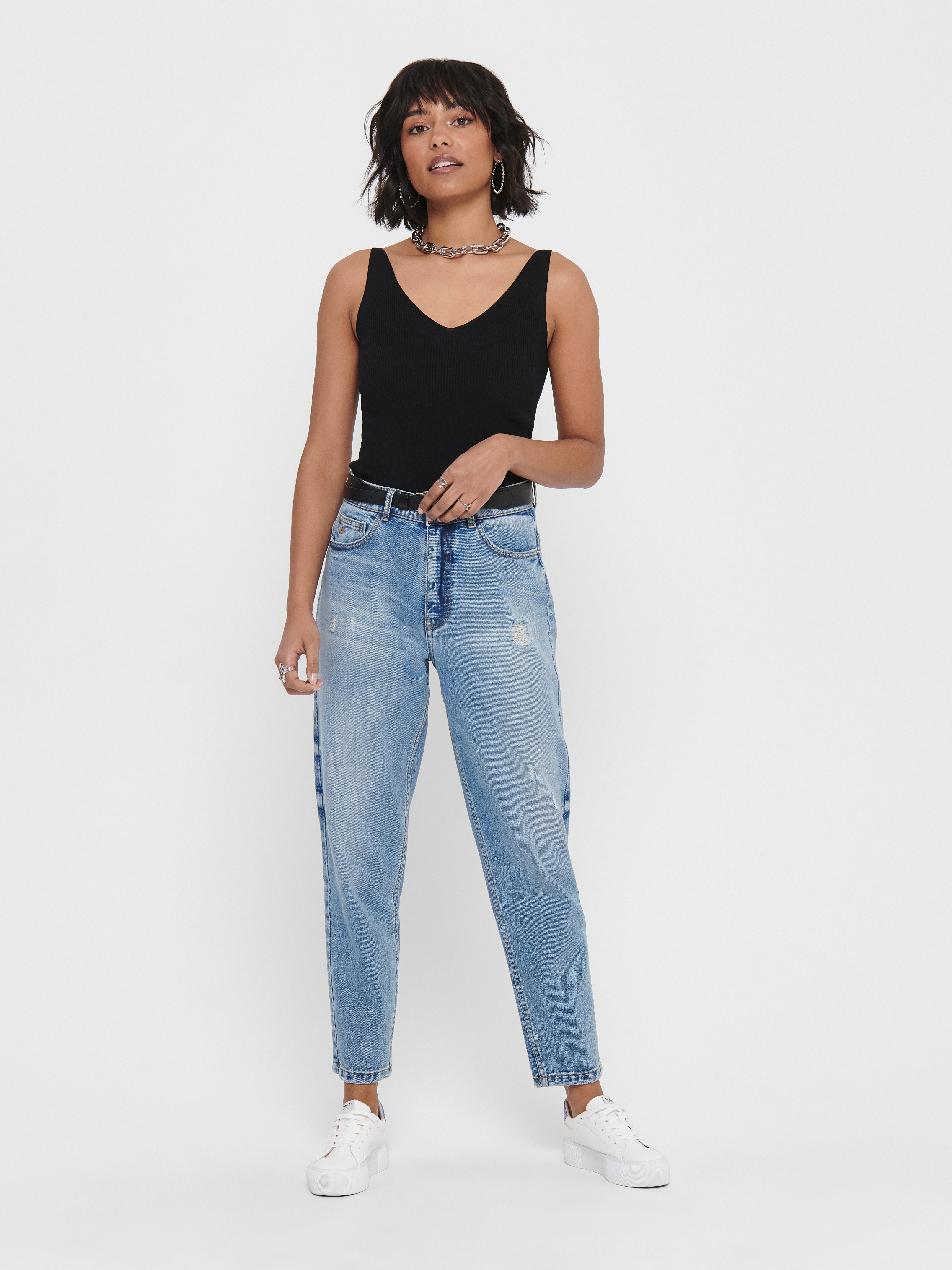 Thumbnail - JDY Stricktop "JDYNANNA S/L TOP KNT NOOS"