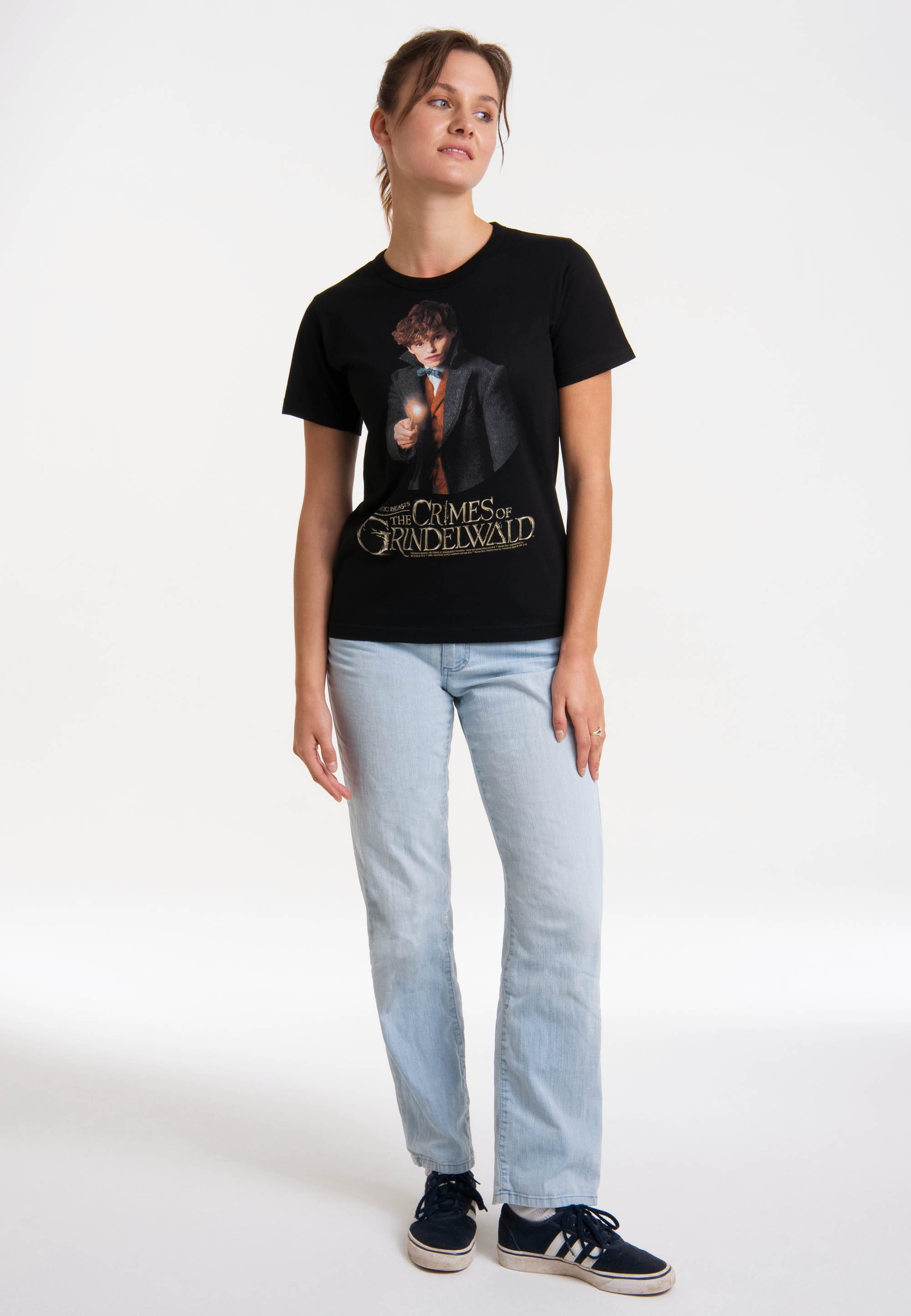 LOGOSHIRT T-Shirt »Fantastic Beasts – Newt Scamander«, mit lizenziertem Print