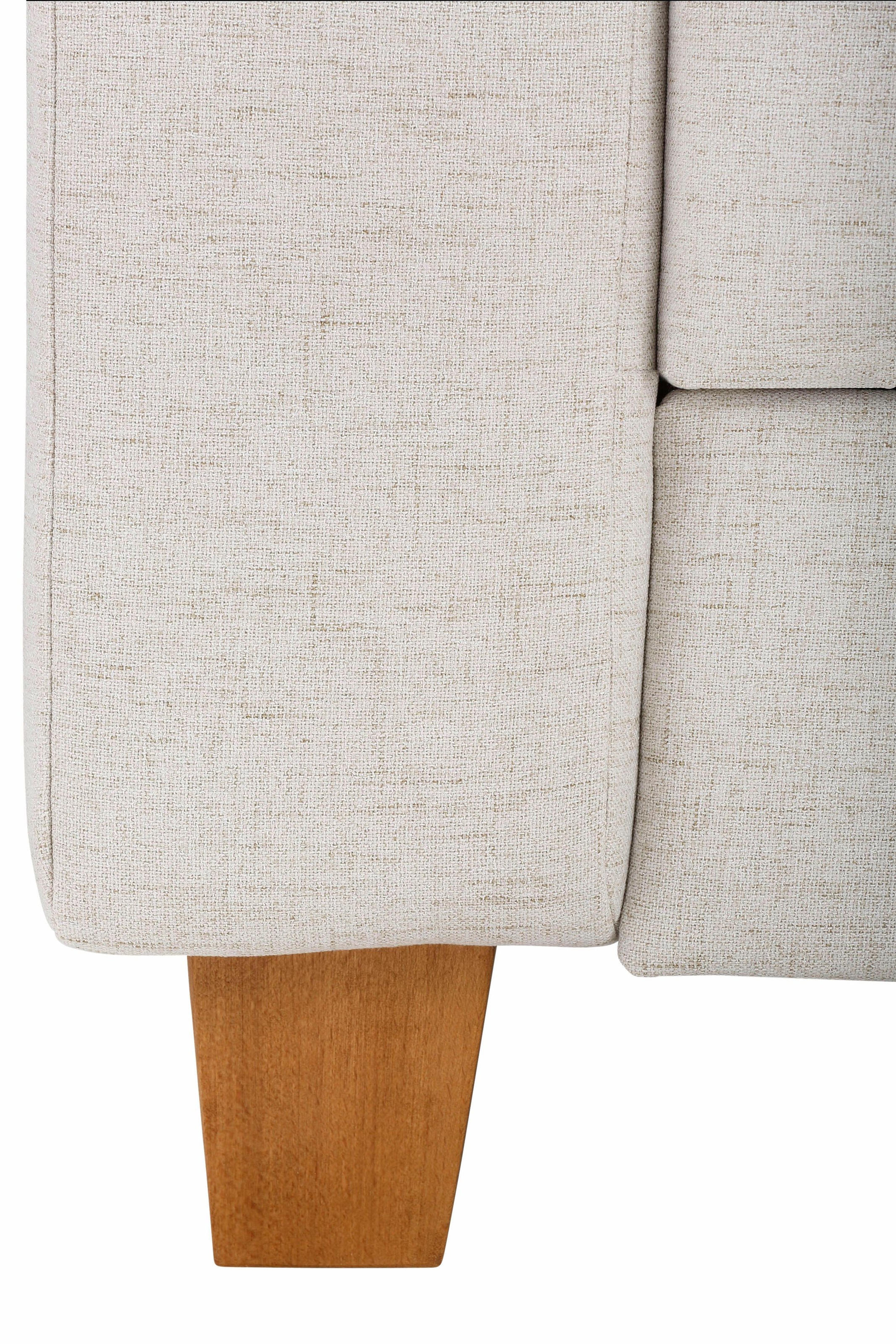 Home affaire Ecksofa »Belfort L-Form«, mit Federkern, wahlweise mit Bettfunktion und Stauraum