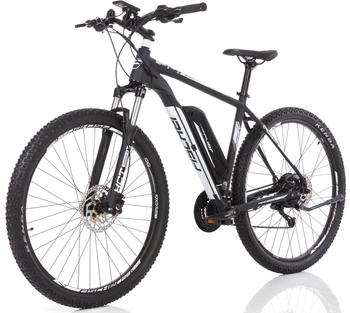 FISCHER Fahrrad E-Bike »MONTIS EM 1724 557«, 10 Gang, Shimano, Deore, Heckmotor 250 W, (mit Schloss), Pedelec