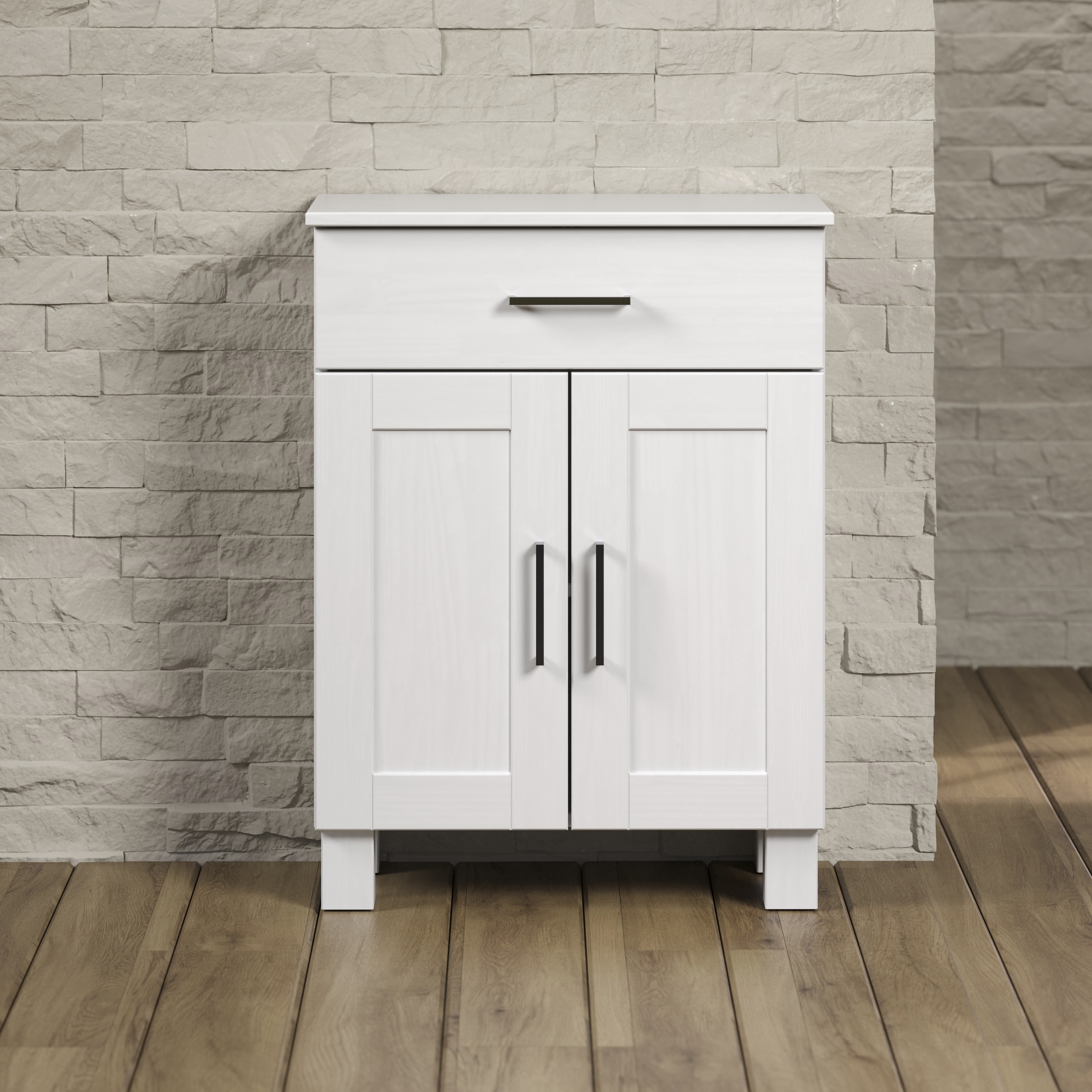 welltime Unterschrank "Ulea" 1 Stk. tlg. Badkommode aus Massivholz mit brei günstig online kaufen