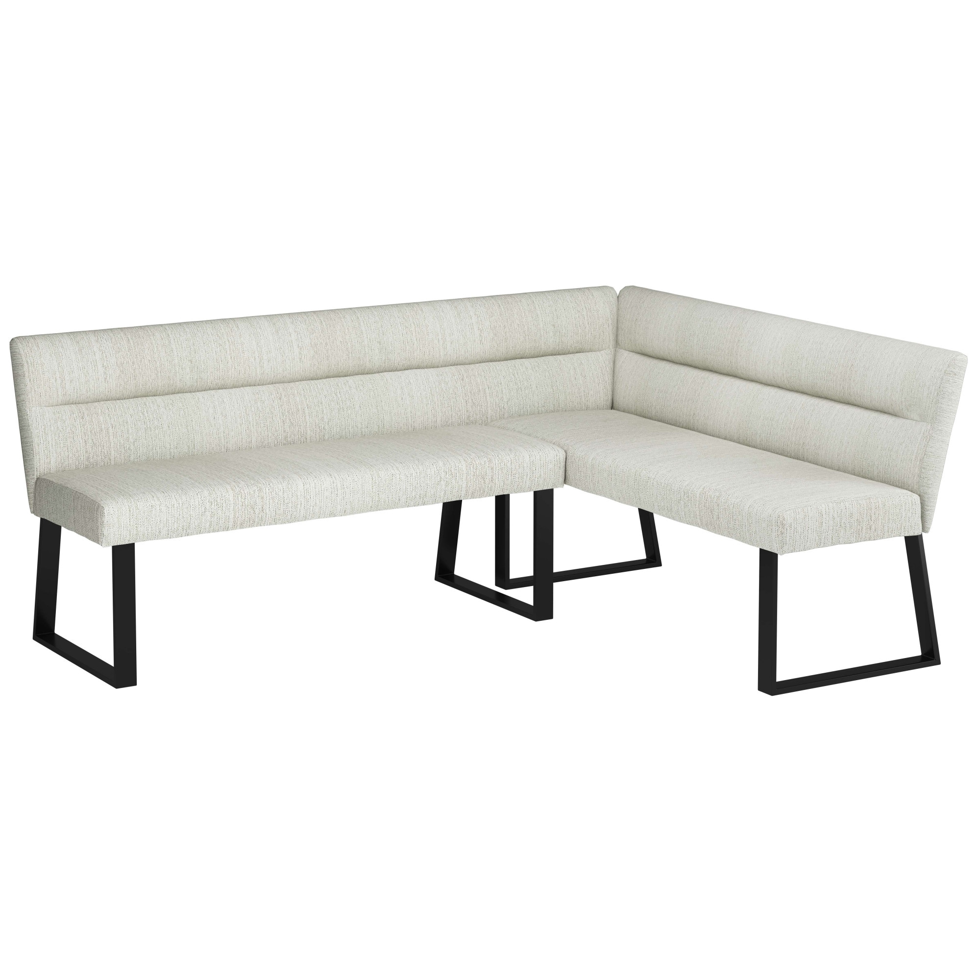 OTTO home 1100000002199 "Ivanna" schwarzes Metallgestell, Webstoff Bezug, Breite 193/152