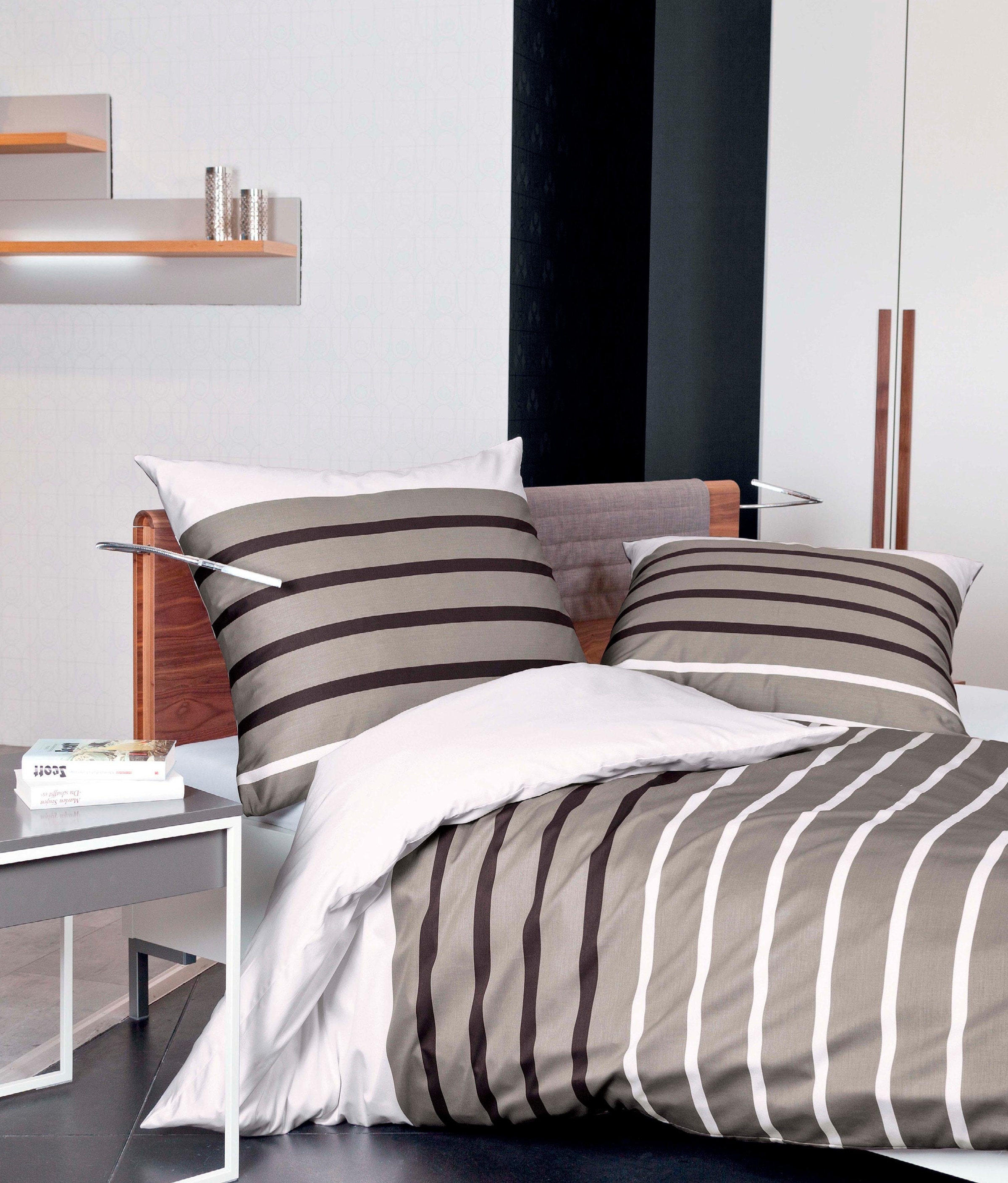 Janine Bettwäsche »Mako-Satin 87017«, mit Streifen