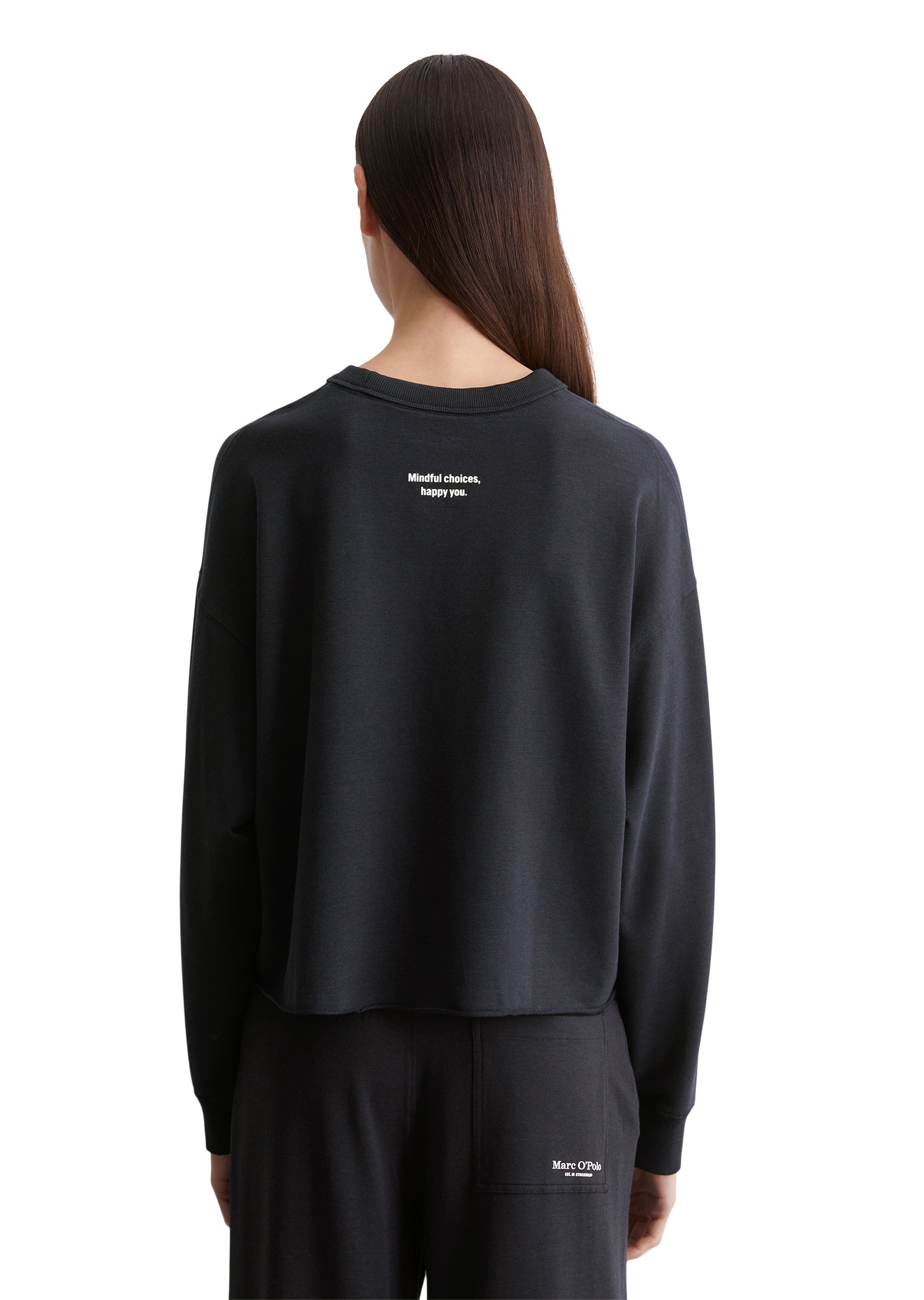 Marc O'Polo Sweatshirt »aus Organic-Cotton-Viskose-Mix«