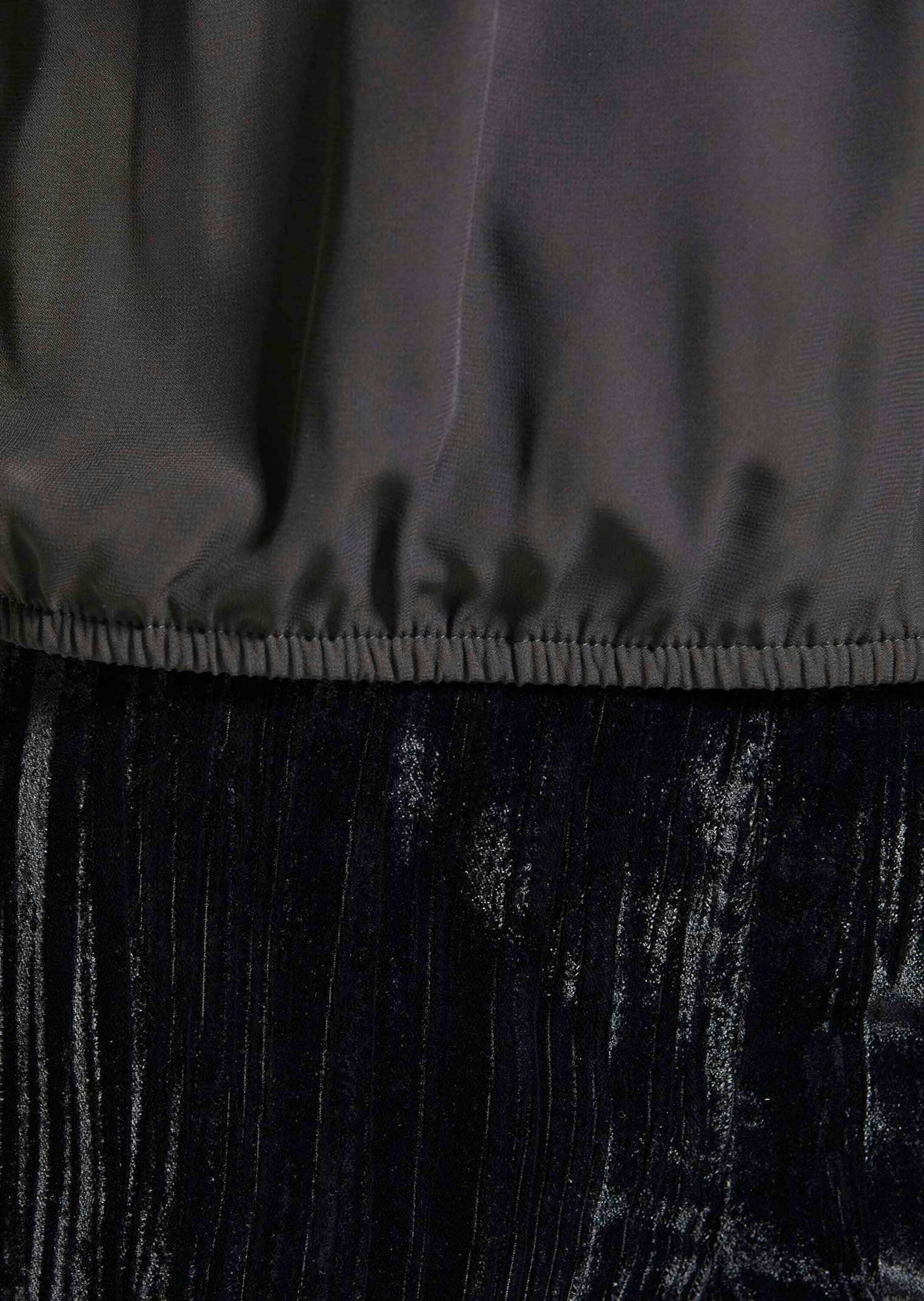 MADELEINE Langarmbluse »Bluse Rundhals-Bluse mit transparenten Ärmeln«