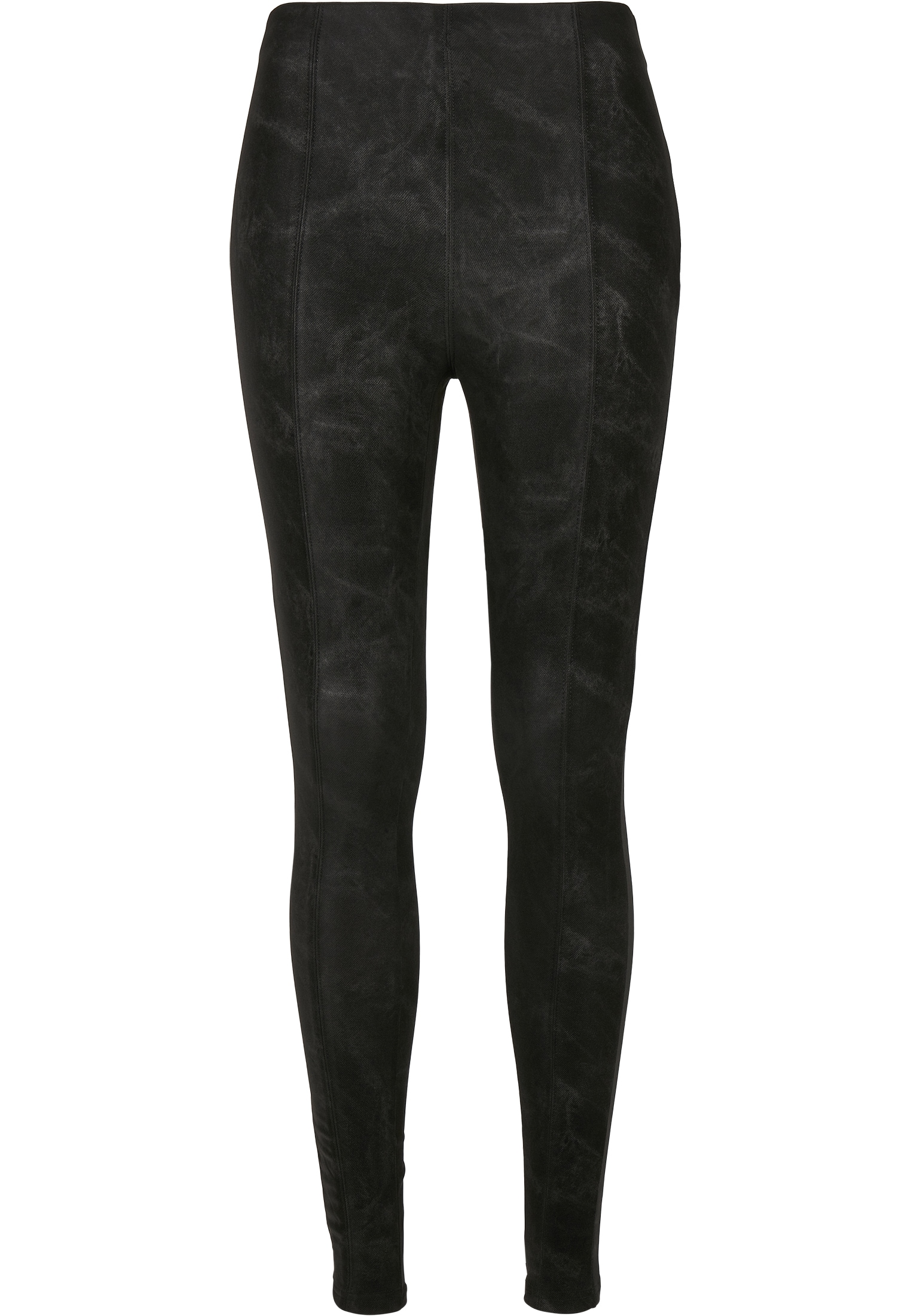 URBAN CLASSICS Leggings »Damen Ladies Washed Faux Leather Pants«, (1 tlg.)