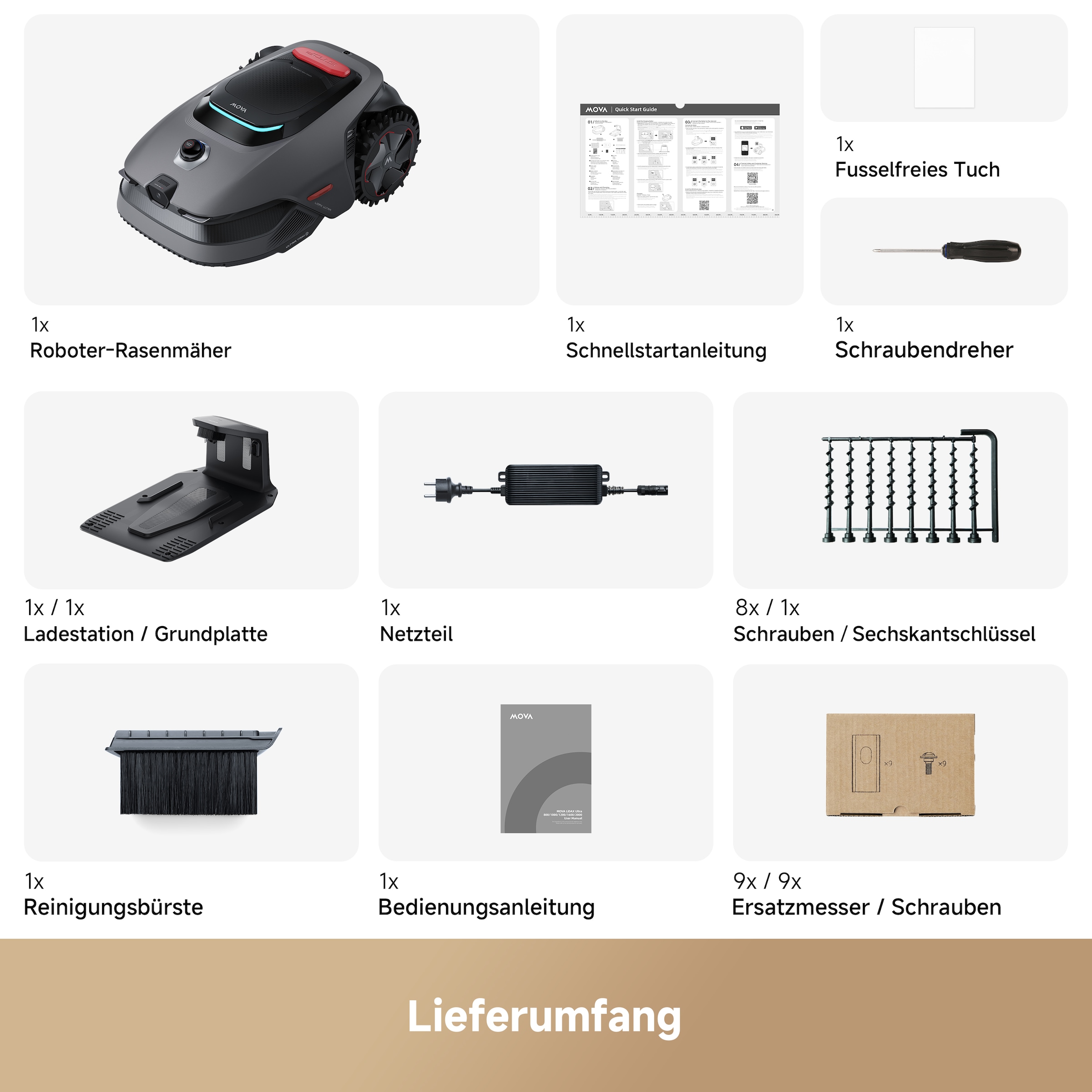 Mova Rasenmähroboter »Lidax Ultra 1200«