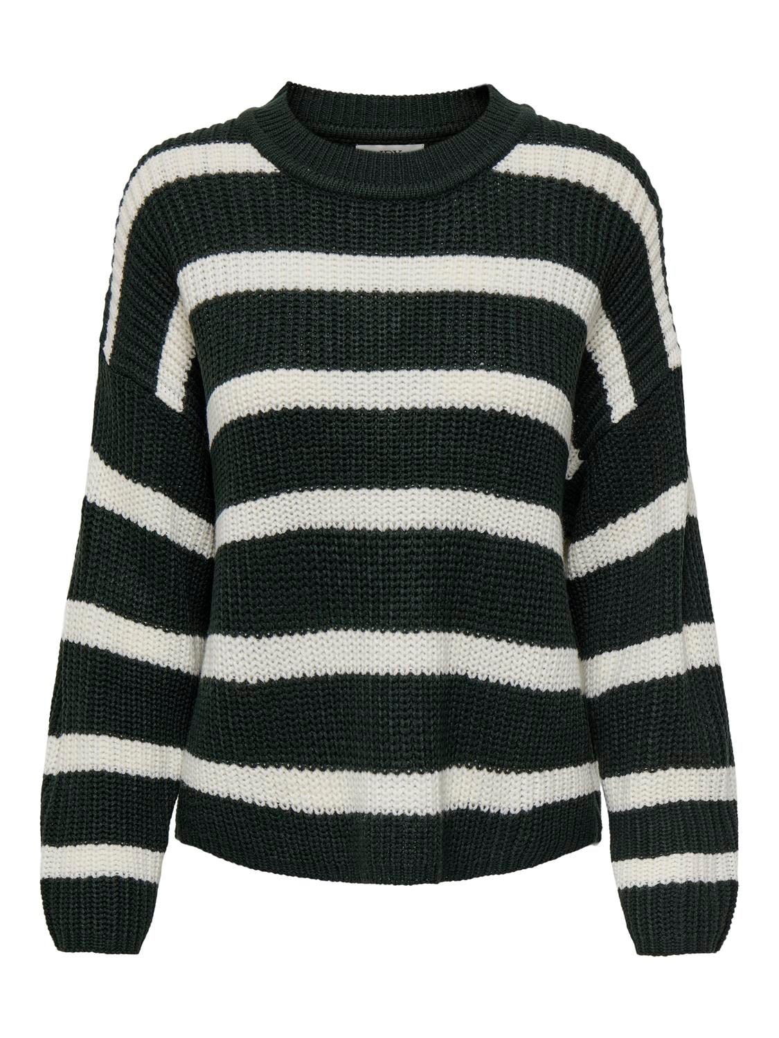 JDY Strickpullover »JDYJUSTY L/S STRIPE PULLOVER KNT NOOS«