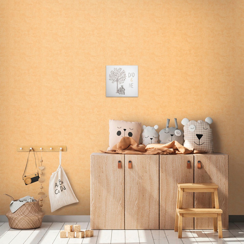 A.S. Création Leinwandbild "Fam Portrait 3 - Wandbild Beige Grau Keilrahmen Kinderzimmer", Tiere, (1 St.), Canvas Lemure