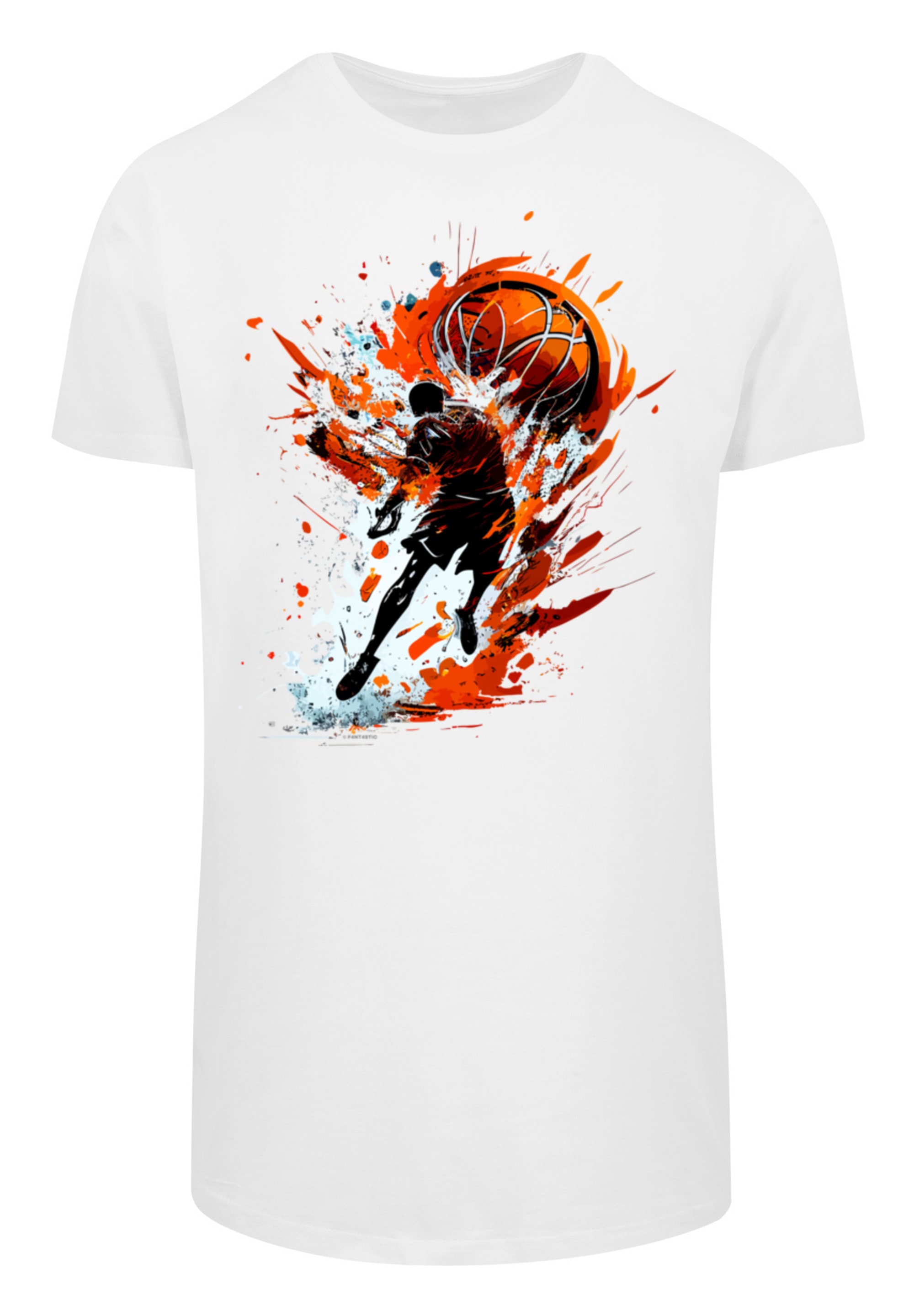 F4NT4STIC T-Shirt "Basketball Splash Sport LONG", Print günstig online kaufen