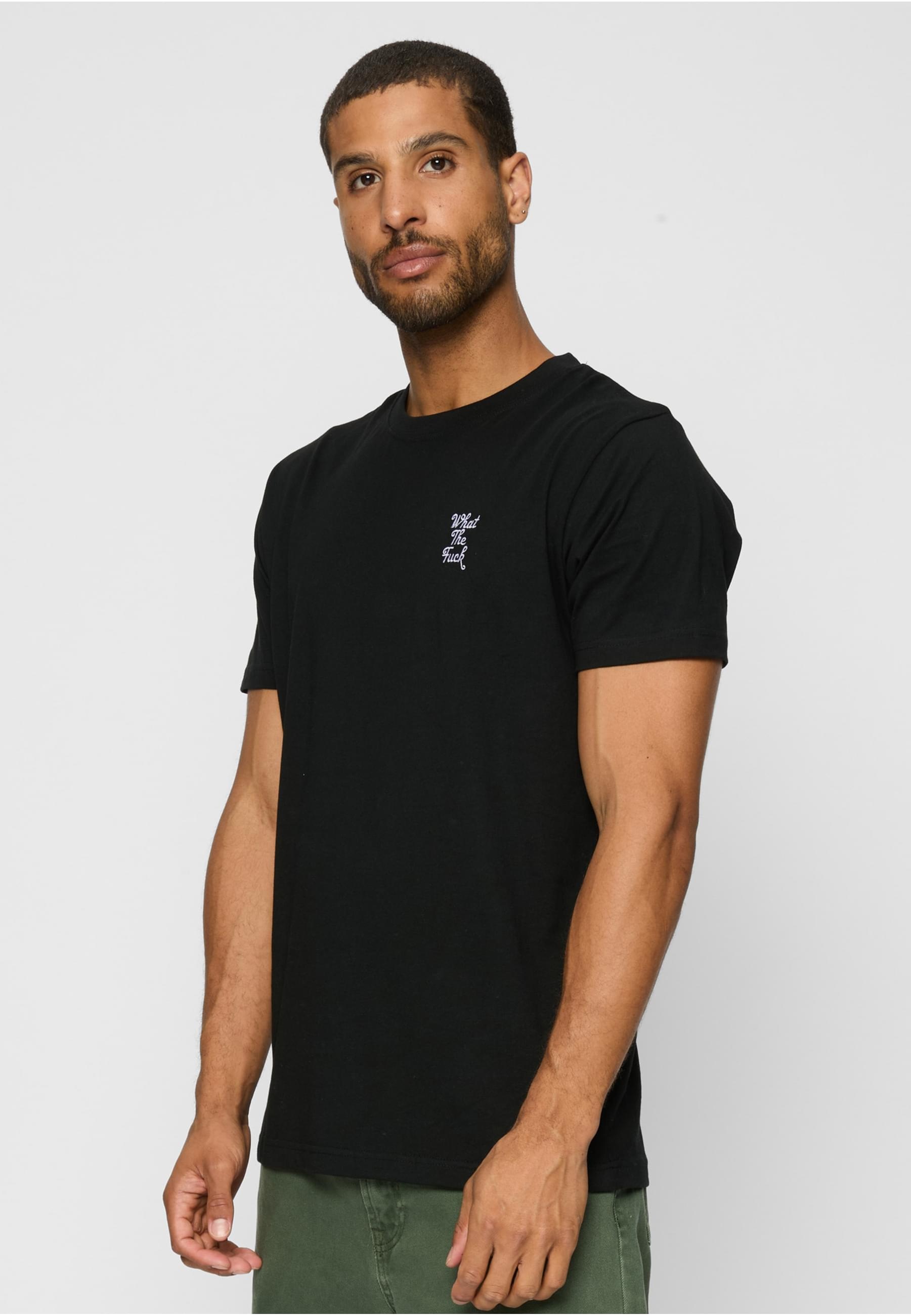 MisterTee Langarmshirt »MisterTee Herren What The Fuck Tee«, (1 tlg.)