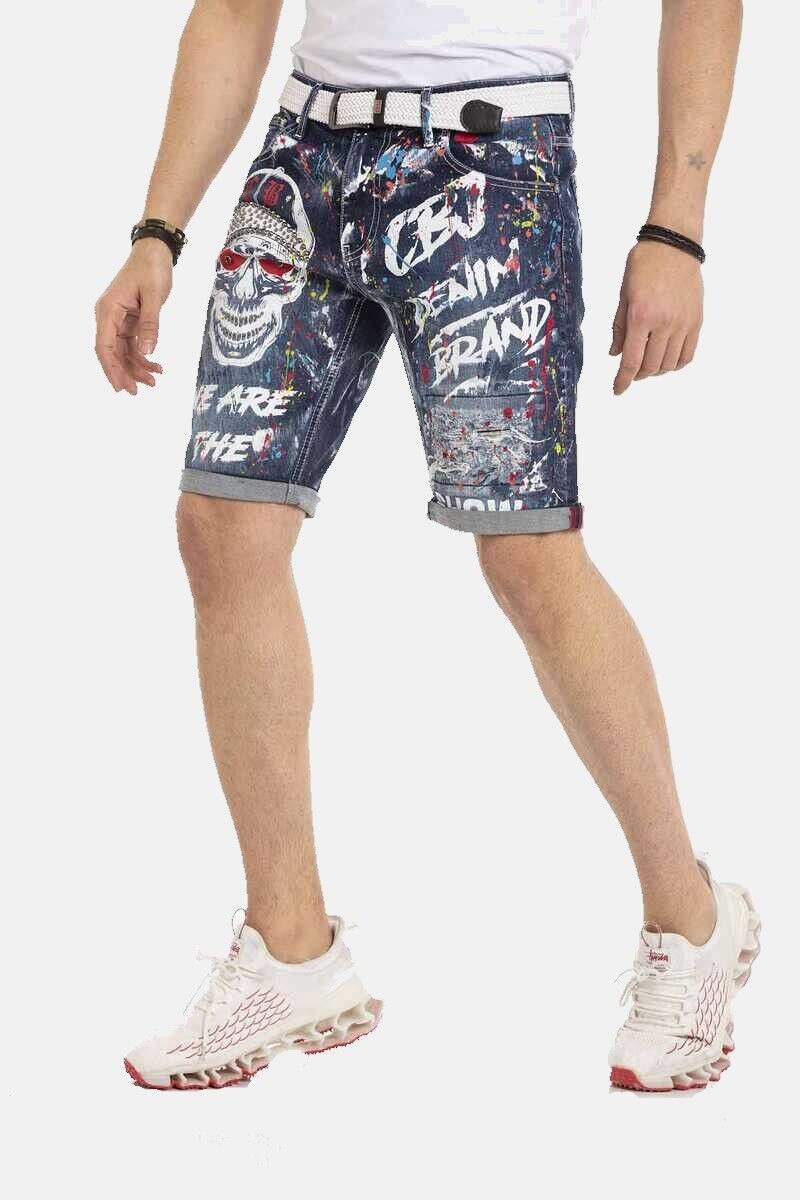 Cipo & Baxx 5-Pocket-Jeans »CK255« Gekrempelte Beine