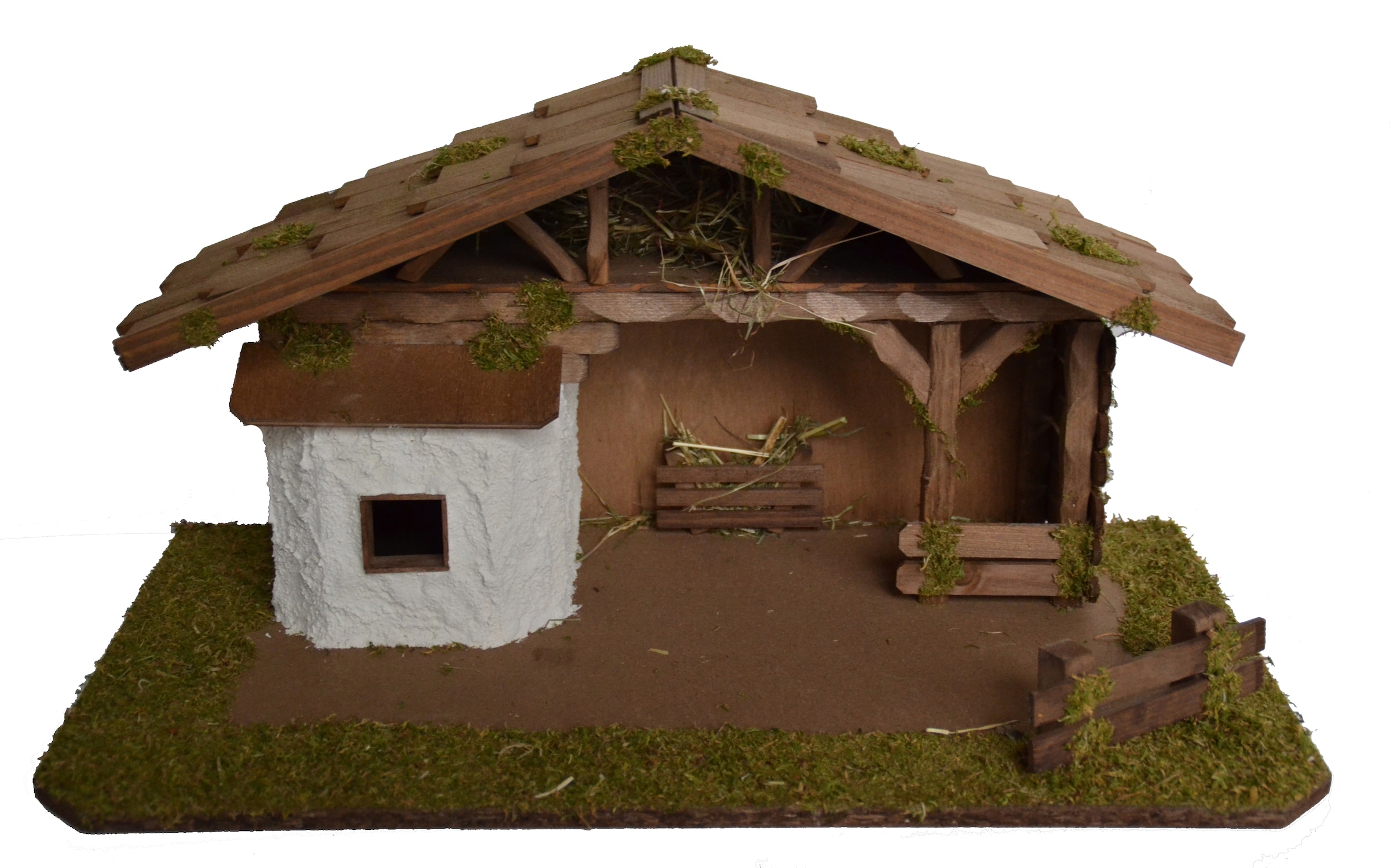 Alfred Kolbe Krippe "Weihnachtsdeko" aus Holz, 55x29x28 cm, für Figuren bis günstig online kaufen