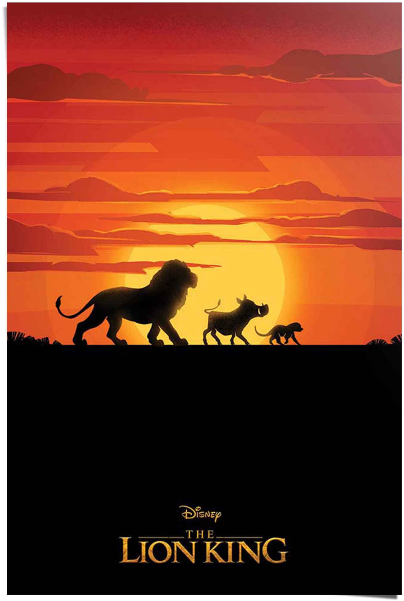 Reinders! Poster »König der Simba,Timon kaufen (1 Pumbaa«, Löwen BAUR | St.) und