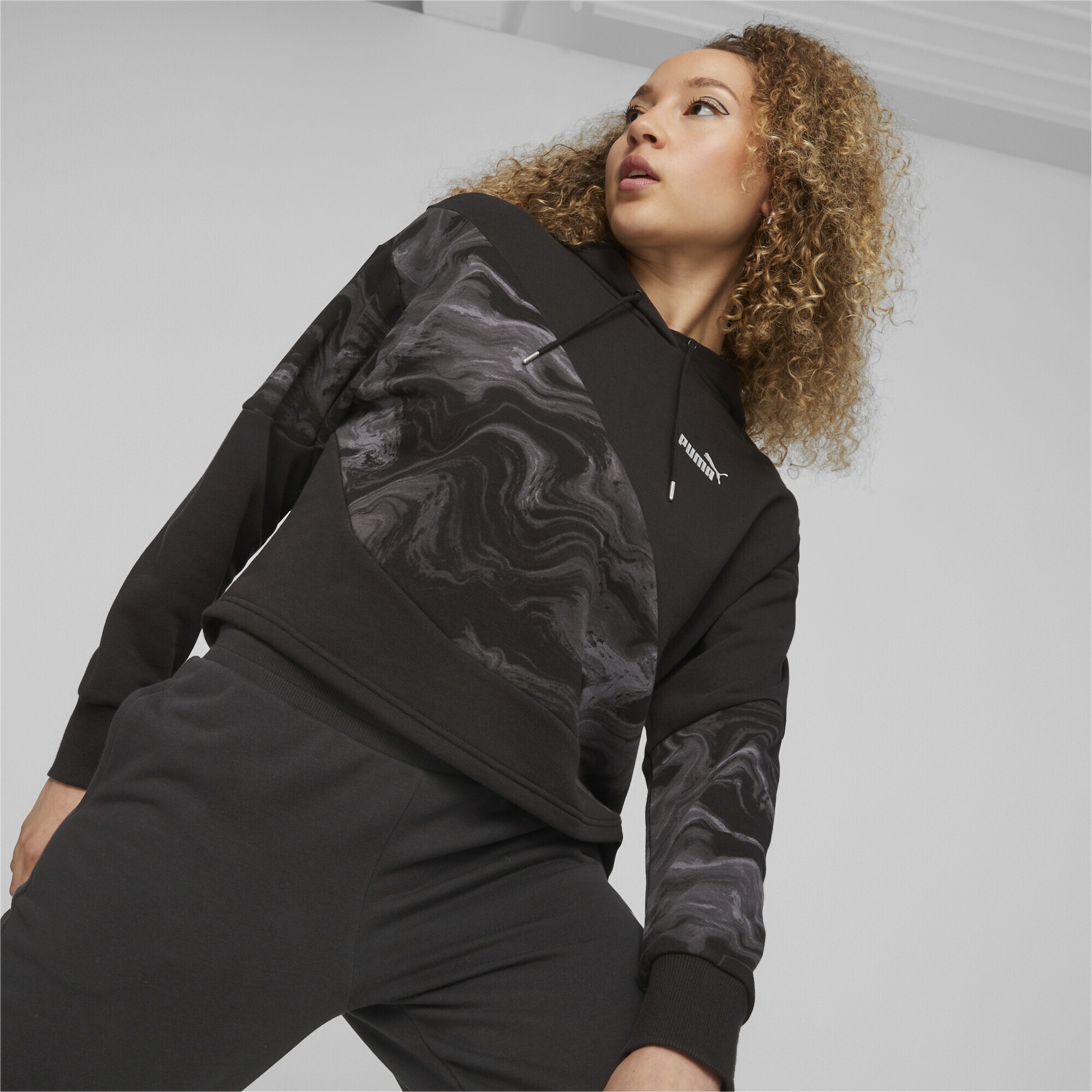 PUMA Sweatshirt »PUMA POWER Marbleised Hoodie Damen«