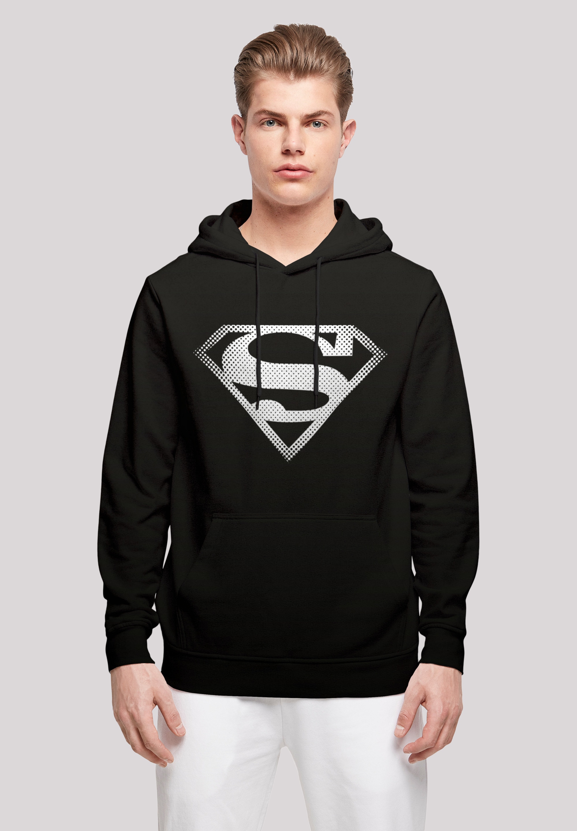 F4NT4STIC Kapuzenpullover "DC Comics Superman Superheld Spot Logo", Print