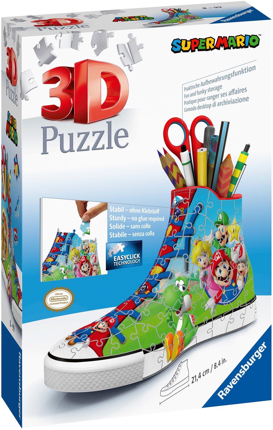 Ravensburger 3D-Puzzle »Sneaker Super Mario«, Made in Europe