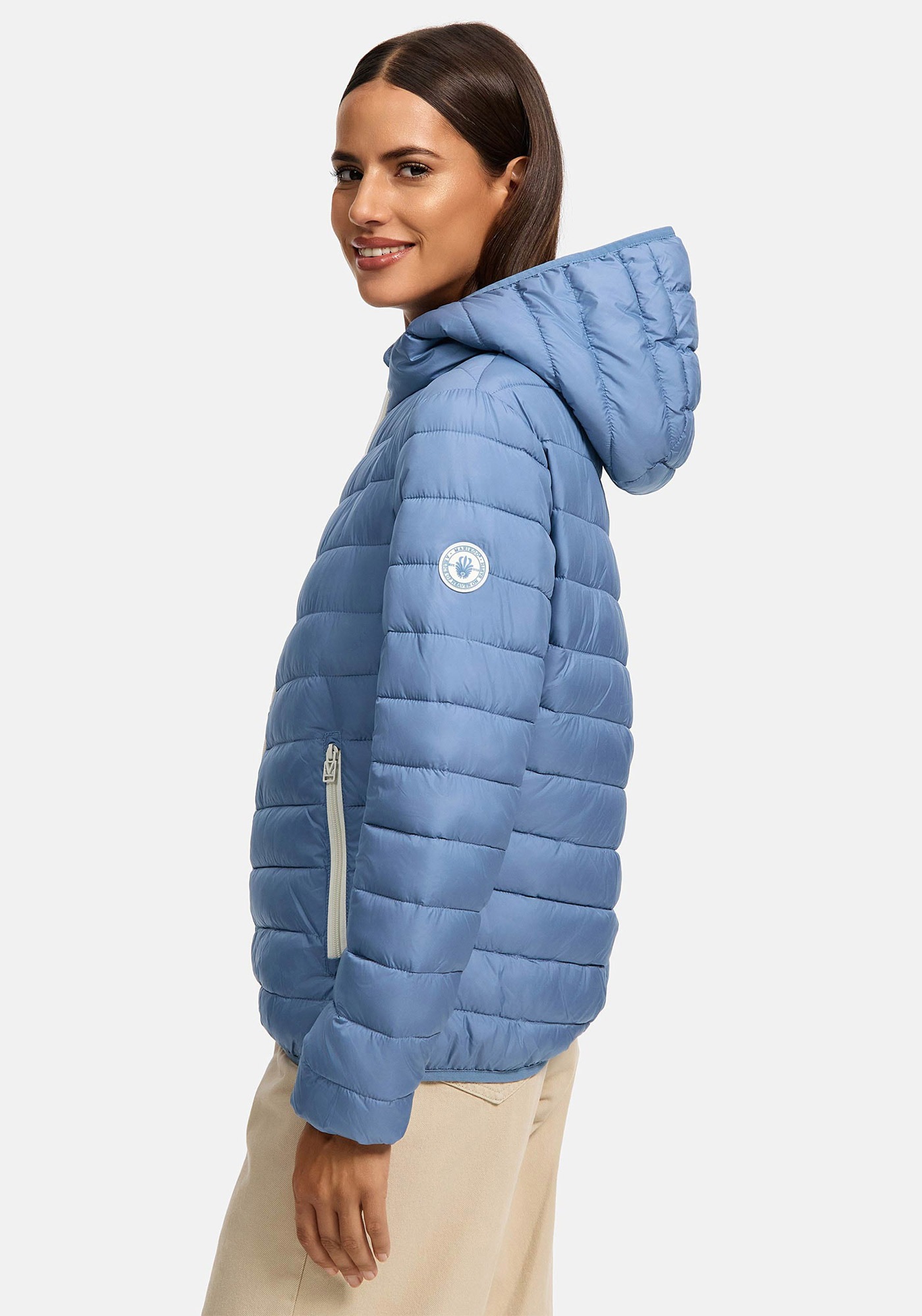 Marikoo Winterjacke »Pack mich ein«, Mit Kapuze und Beutel zum Verstauen der Jacke