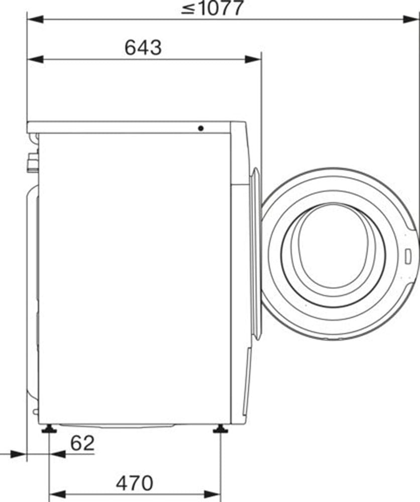 Miele Waschmaschine »WSA123 WCS 8kg Active«, 8 kg, 1400 U/min