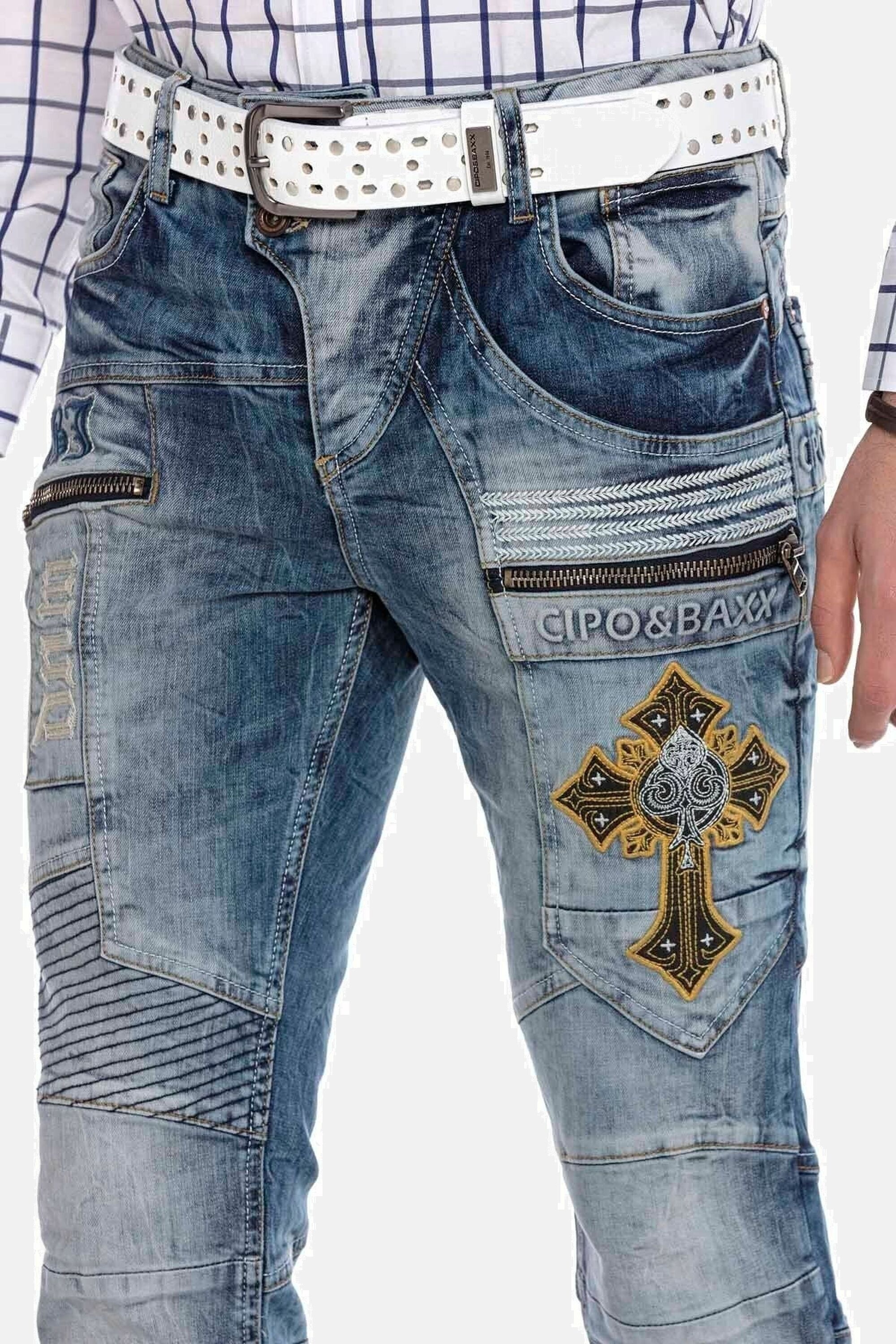 Cipo & Baxx 5-Pocket-Jeans »Jeans«, in Regular-Fit, CD-293