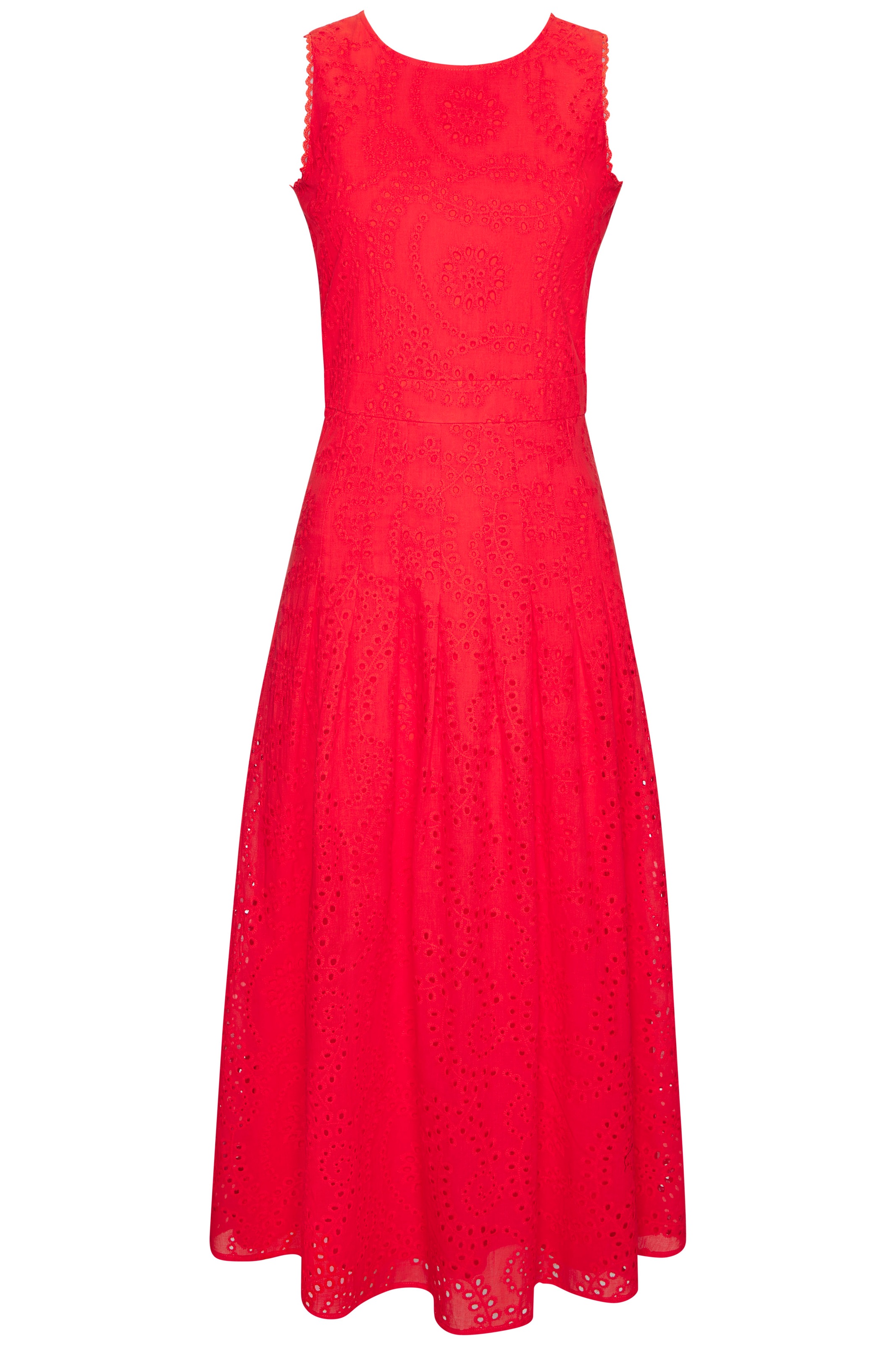 Buffalo Spitzenkleid in Maxilänge, Eyelet, modische Lochstickerei, elegant günstig online kaufen