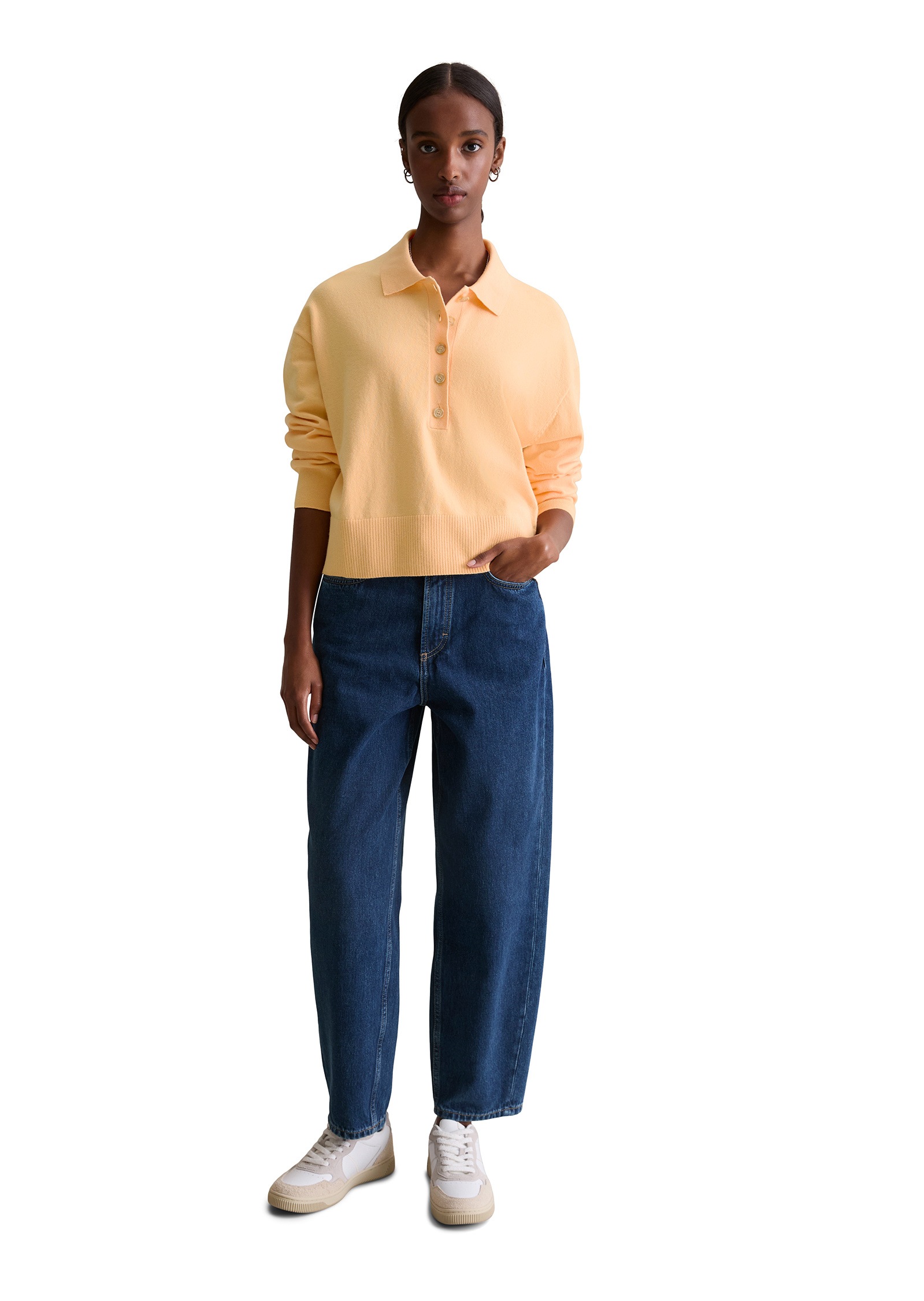 Marc O'Polo DENIM Strickpullover »aus Soft Cotton Stretch«