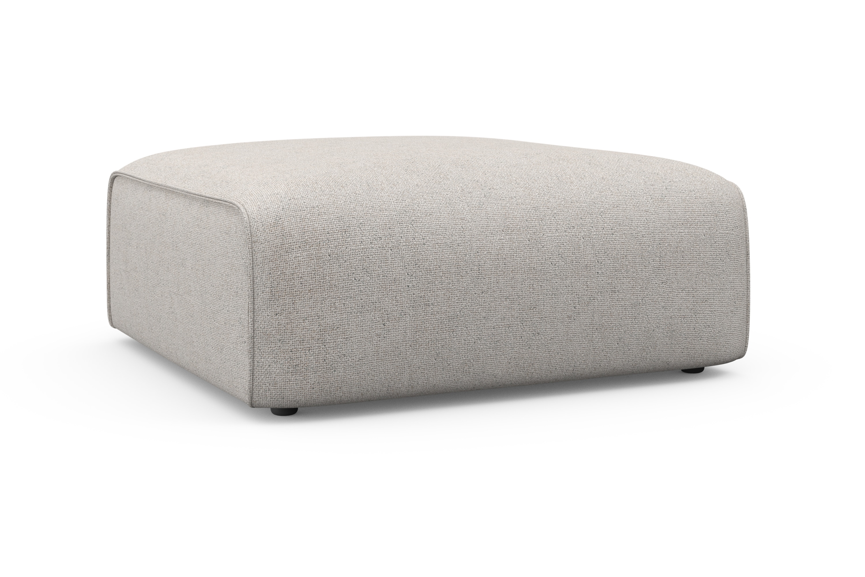 OTTO home Polsterhocker "Merid Sitzhocker, Maße B/T/H: 97/97/43 cm" als Modul oder separat verwendbar, für individuelle Zusammenstellung