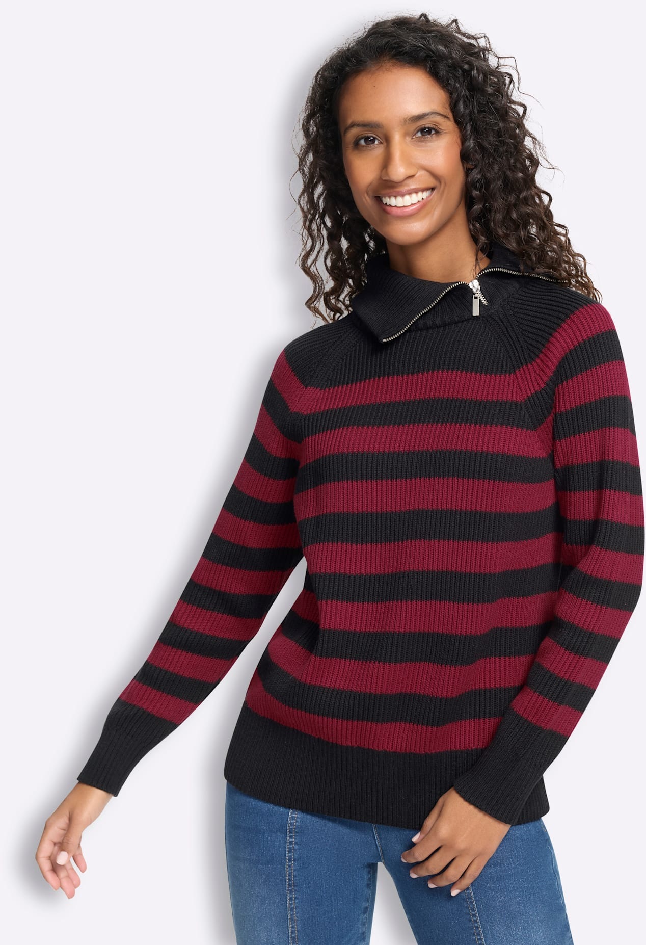 heine Strickpullover "Ringel-Pullover"