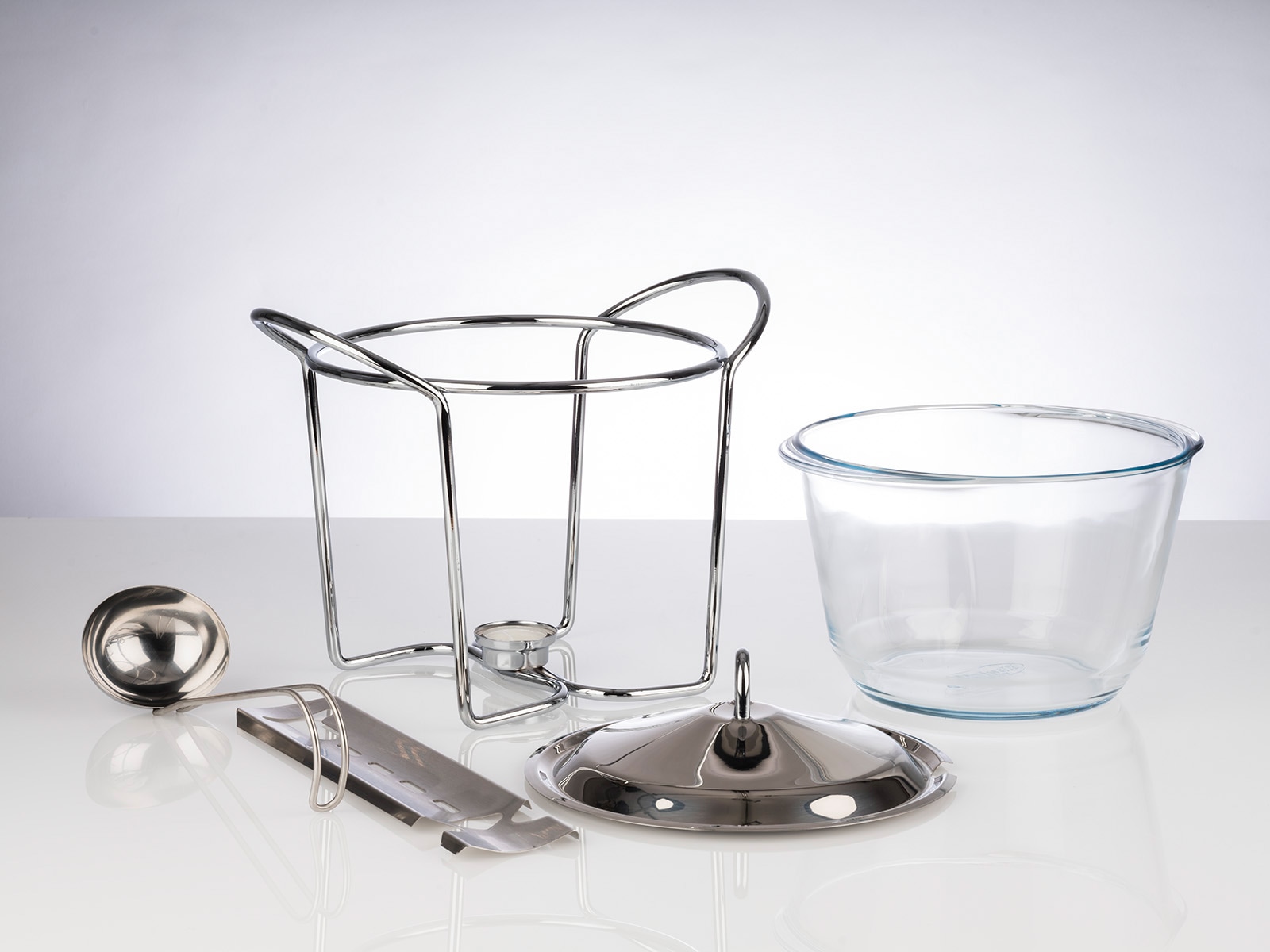 APS Bowle-Set, (Feuerzangenbowle mit BAUR Zuckerhutablage), | 4 Liter kaufen Edelstahl/Glas, Inhalt