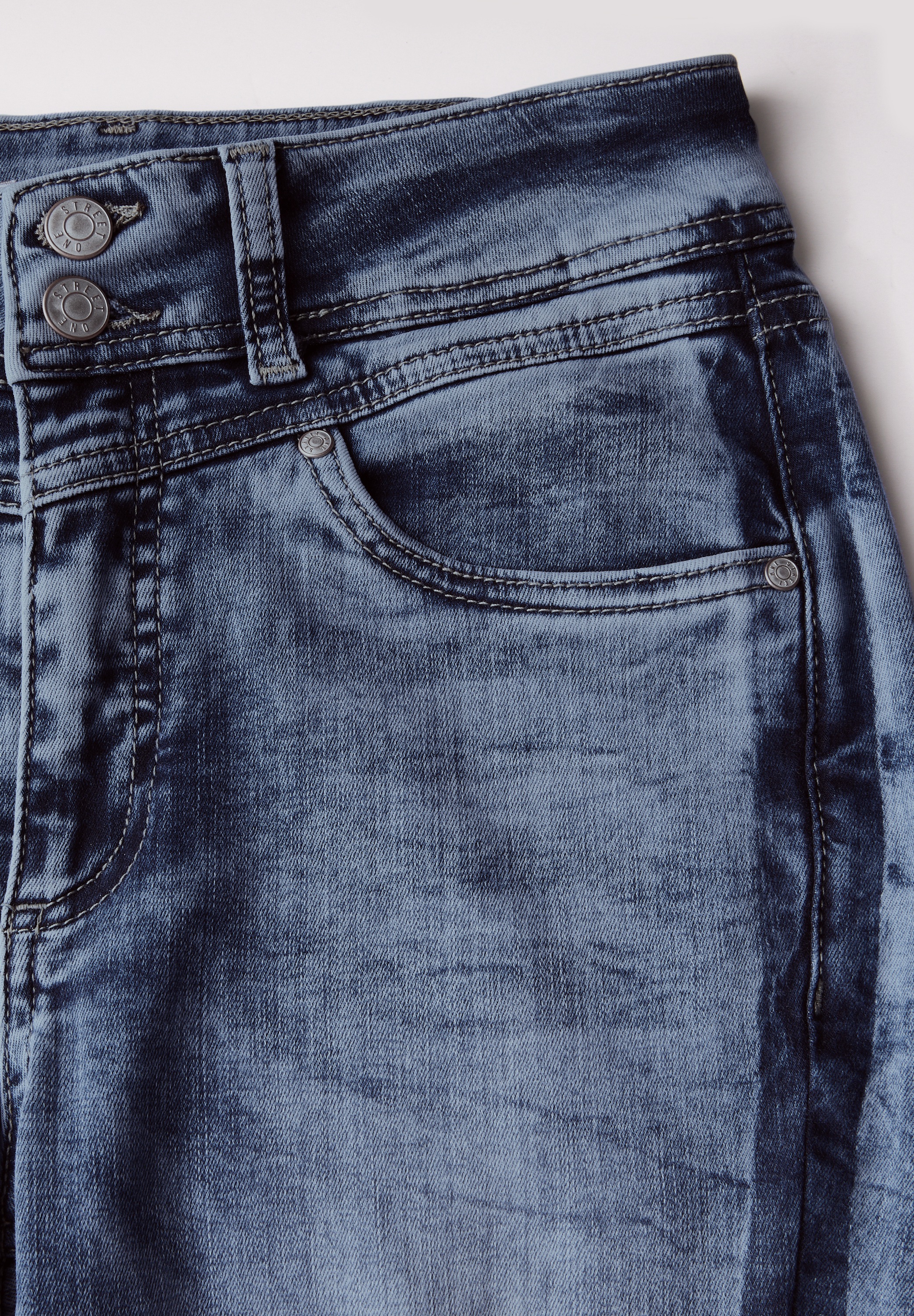 STREET ONE Slim-fit-Jeans, Middle Waist