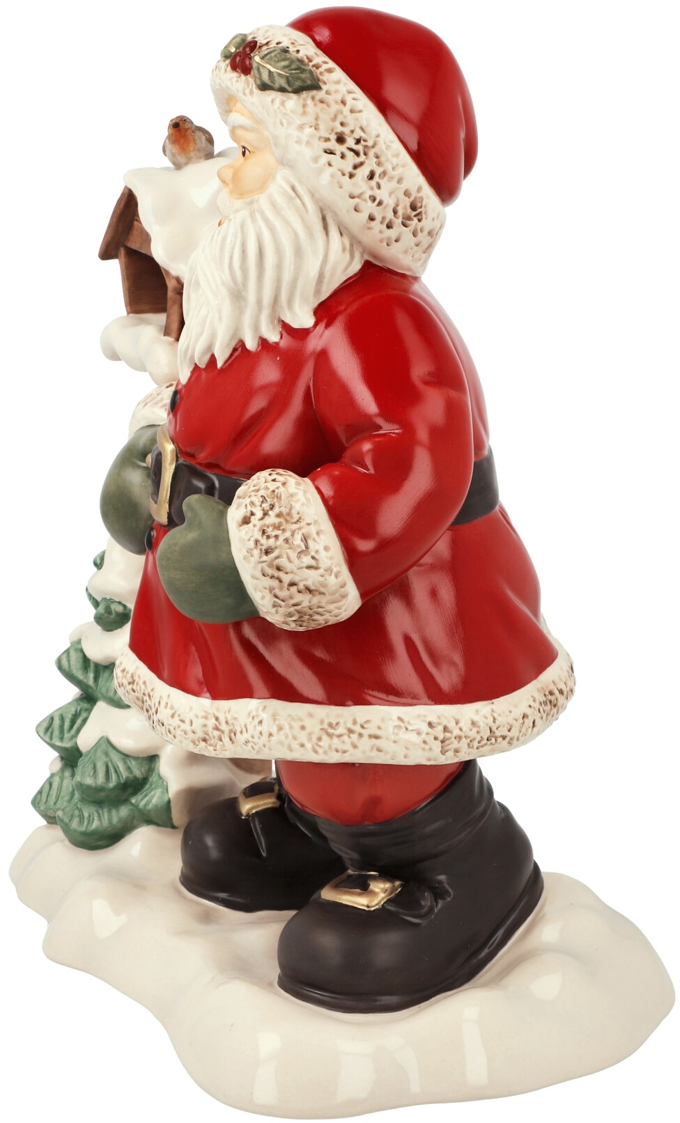 Santa Weihnachtsmann, | Weihnachtsfigur Ein Goebel bestellen kommt Weihnachtsdeko«, Weihnachtsmann, BAUR Morgen Liedchen »Morgen der Steingut, der für kommt