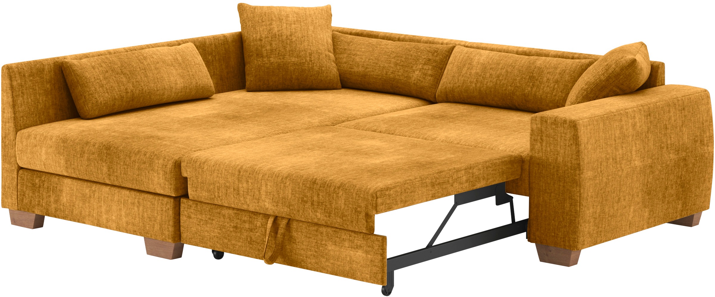 Thumbnail - Mr. Couch Ecksofa "Helena L-Form, bis 140 kg belastbar", mit Taschenfederkern, wahlweise mit Bettfunktion