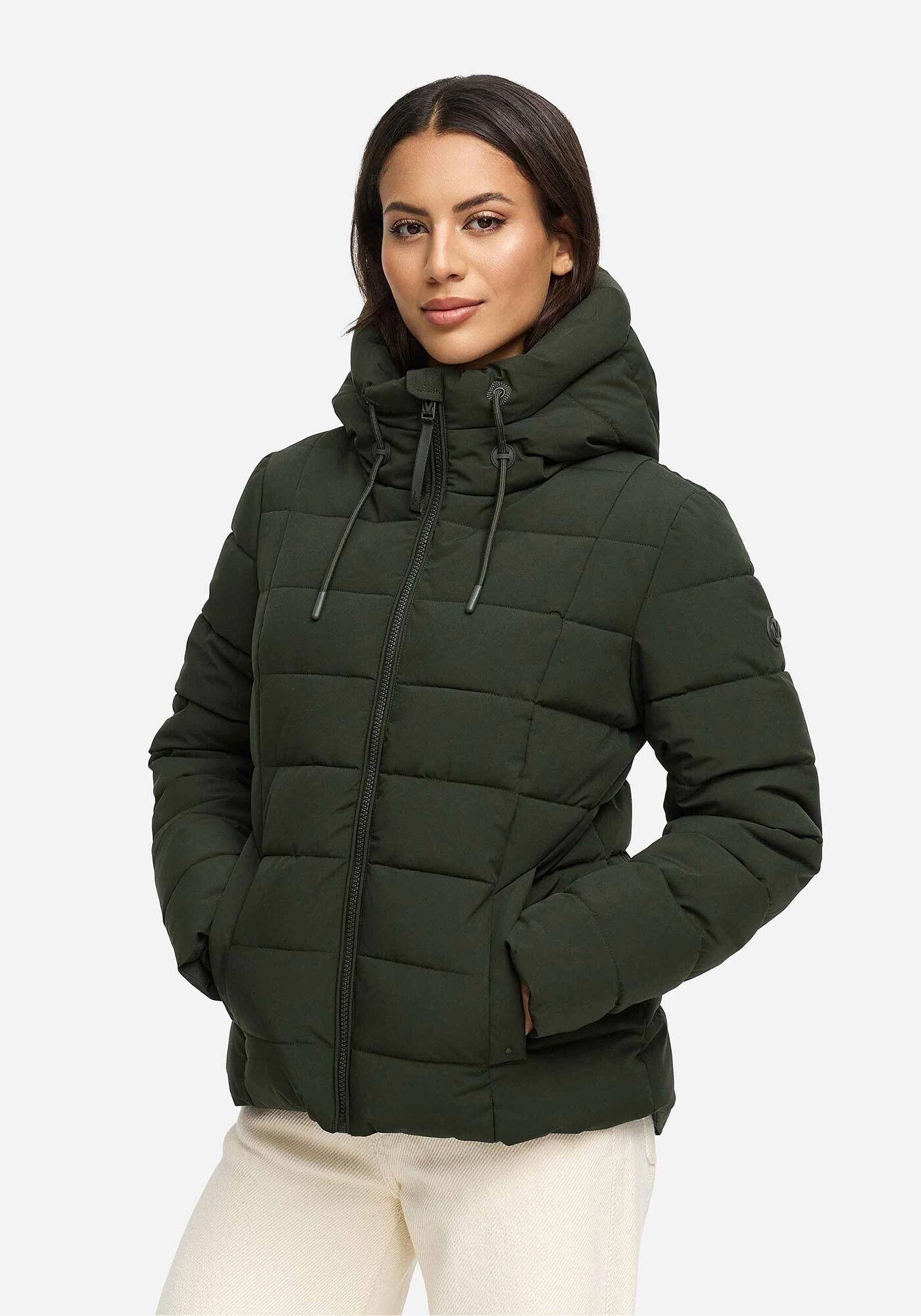 Marikoo Winterjacke "Tayenaa", mit schmaler Steppung und extra hohem Kragen günstig online kaufen