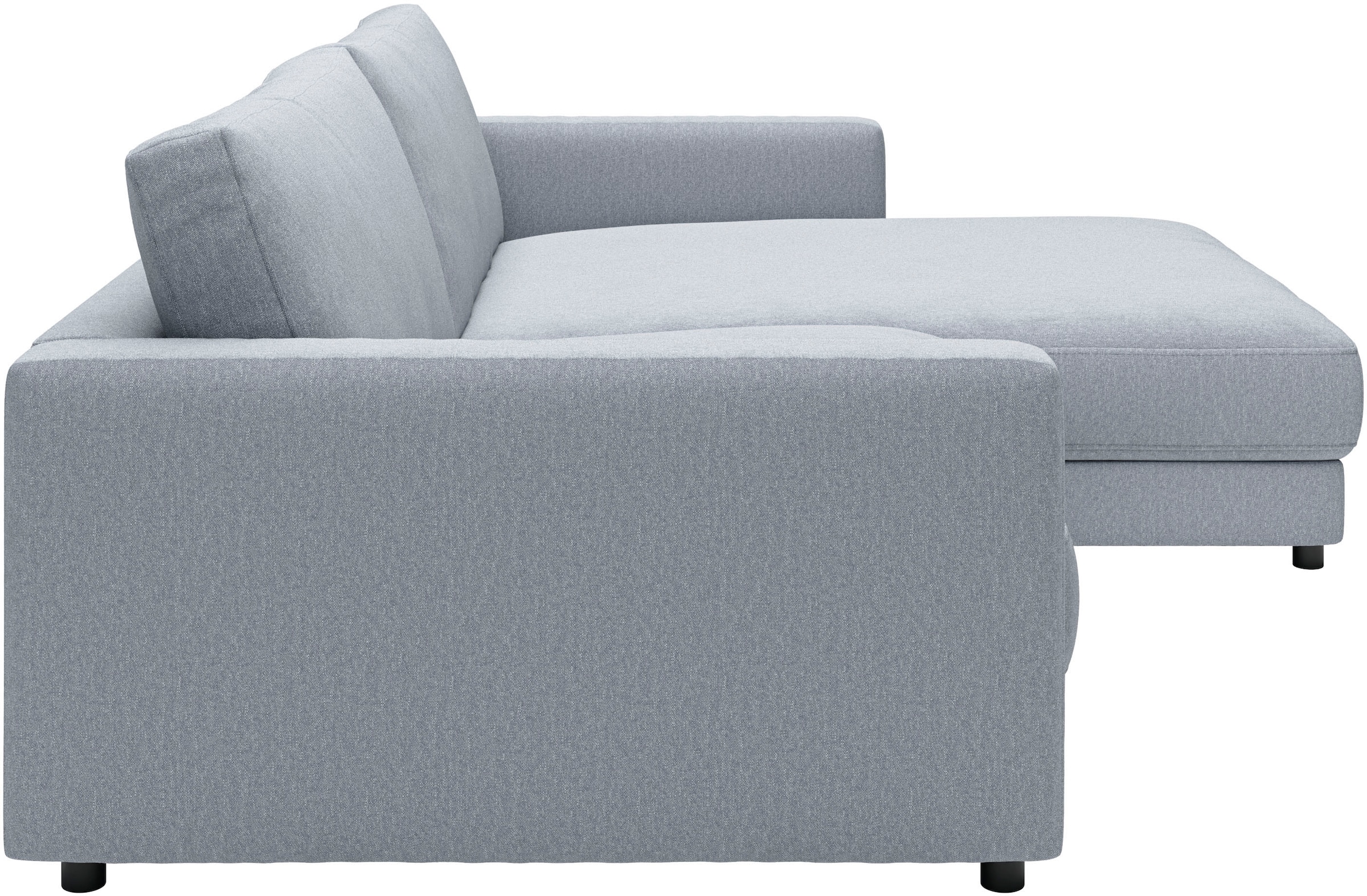 Home affaire Ecksofa »Ecksofa Jiro, L-Form, große Sitztiefe, Breite 265 cm«, lose Sitz- & Rückenkissen, weicher Polsteraufbau, komfortabel & modern